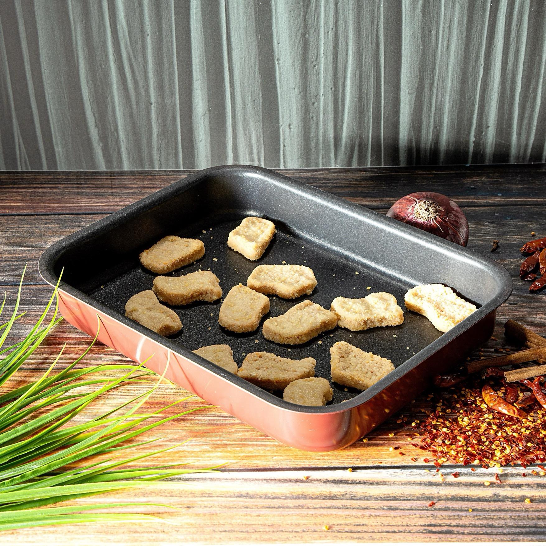 Non-Stick Square Baking Tray - 32 cms-household-kitchen-bakeware-bakingdishes-image-6
