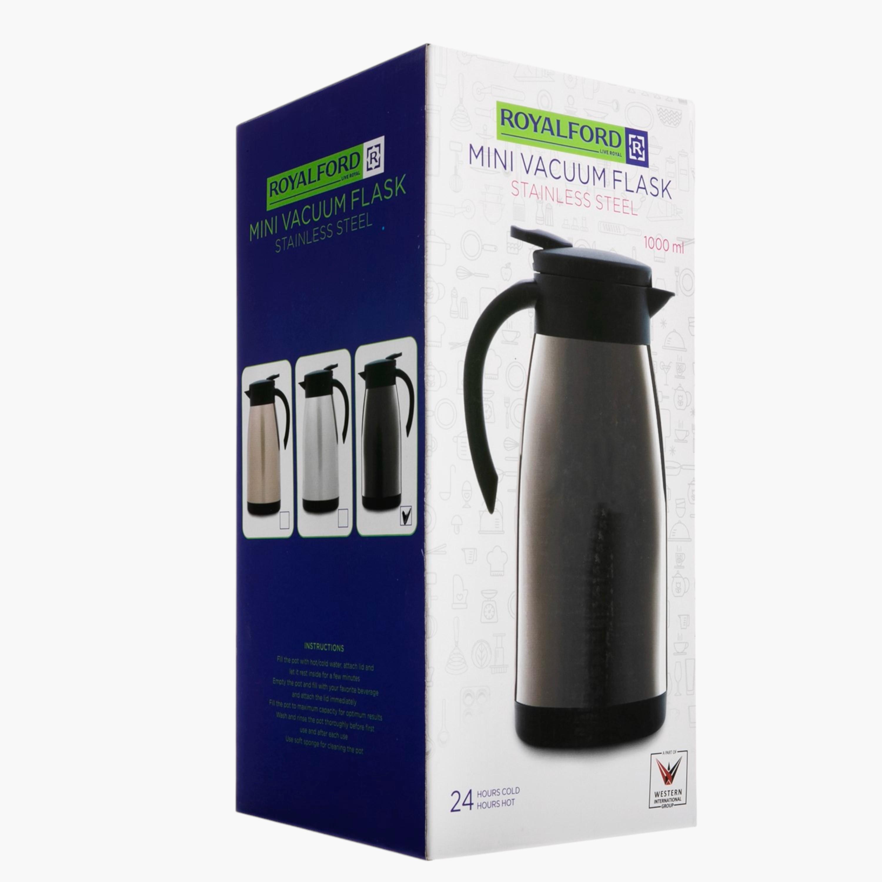 ترمس حراري معزول ستانلس ستيل بجدار مزدوج من رويال فورد - 1 لتر-household-dining-teaandcoffee-vacuumflaskscoffeeandteapots-image-11