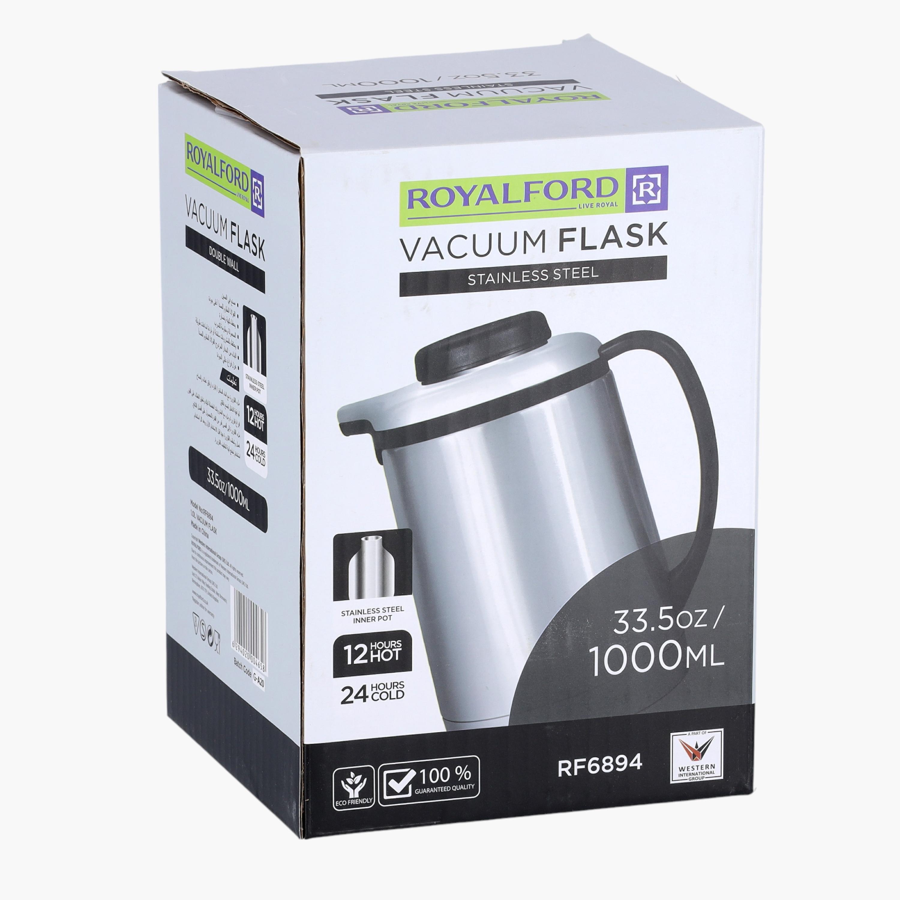Stainless Steel Vacuum Flask - 1 L-household-dining-teaandcoffee-vacuumflaskscoffeeandteapots-image-2