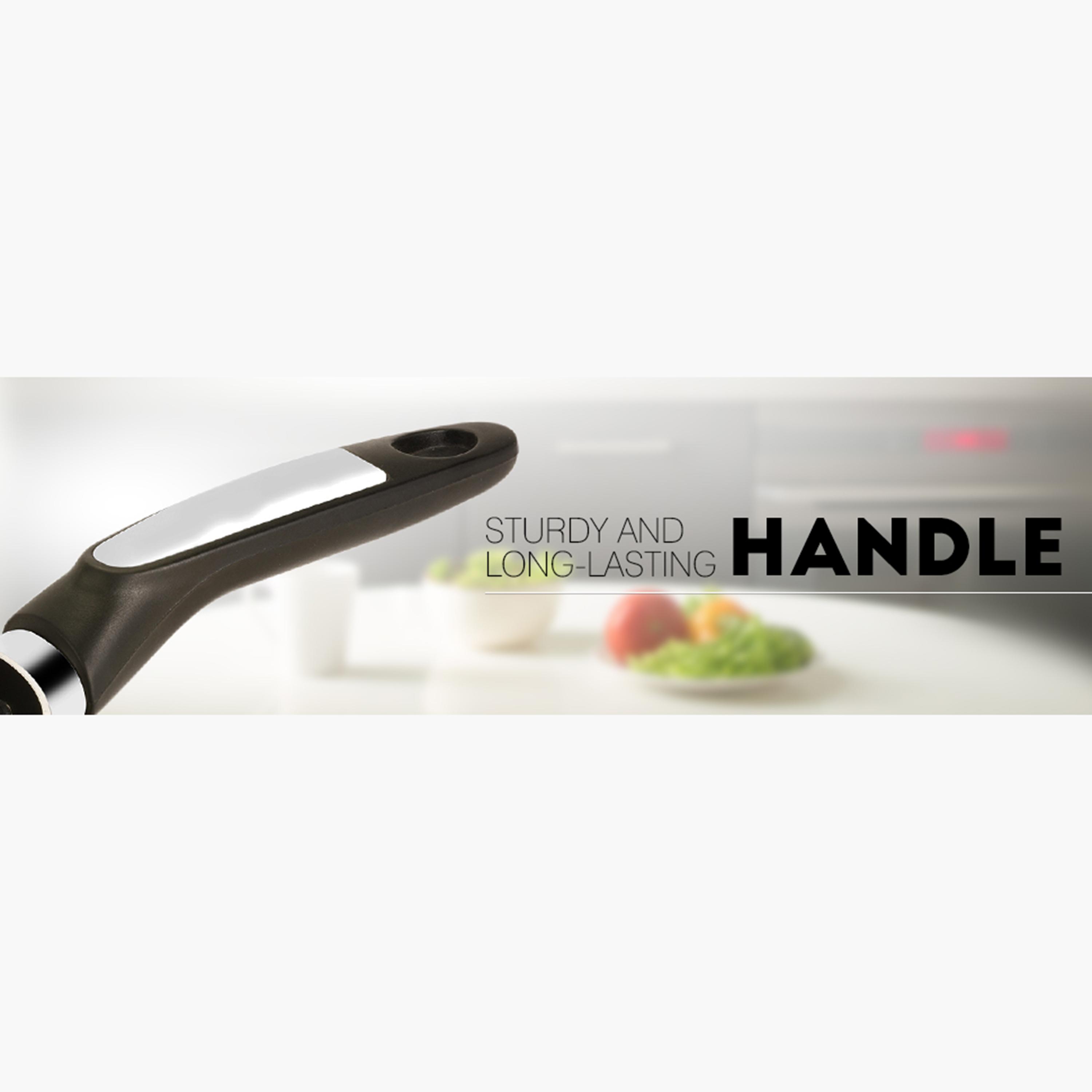 Aluminium Non-Stick Saucepan with Glass Lid - 20 cms-household-kitchen-cookware-potsandpans-image-11