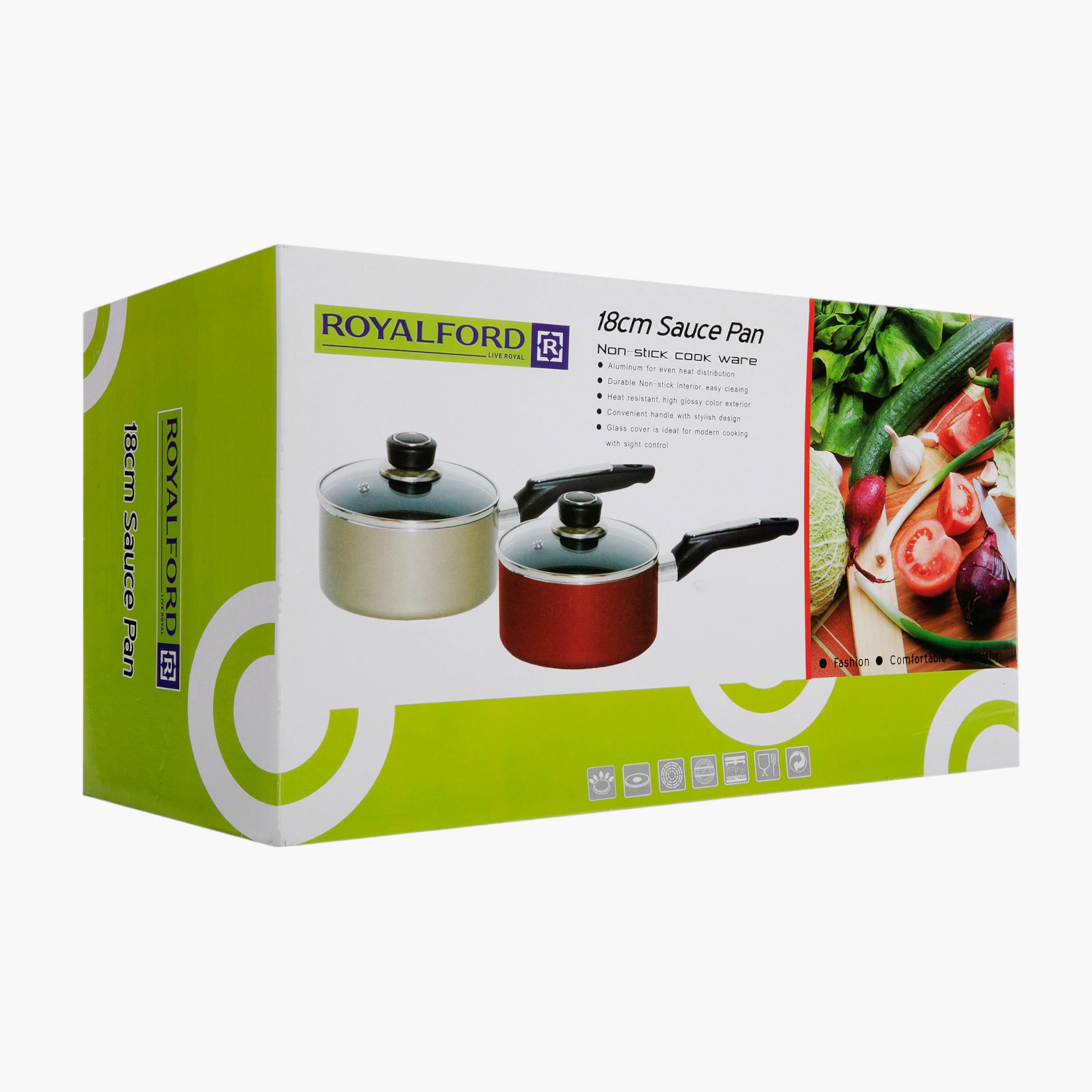 Aluminium Non-Stick Saucepan with Glass Lid - 20 cms-household-kitchen-cookware-potsandpans-image-12
