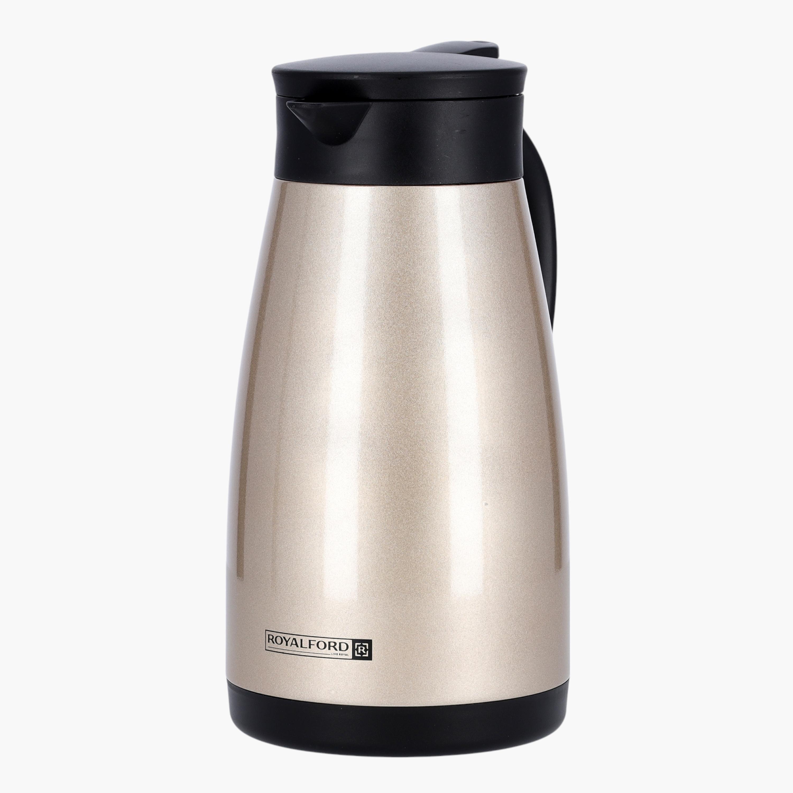Royalford Double Wall Coffee Pot - 1.2 L-household-dining-teaandcoffee-vacuumflaskscoffeeandteapots-image-1