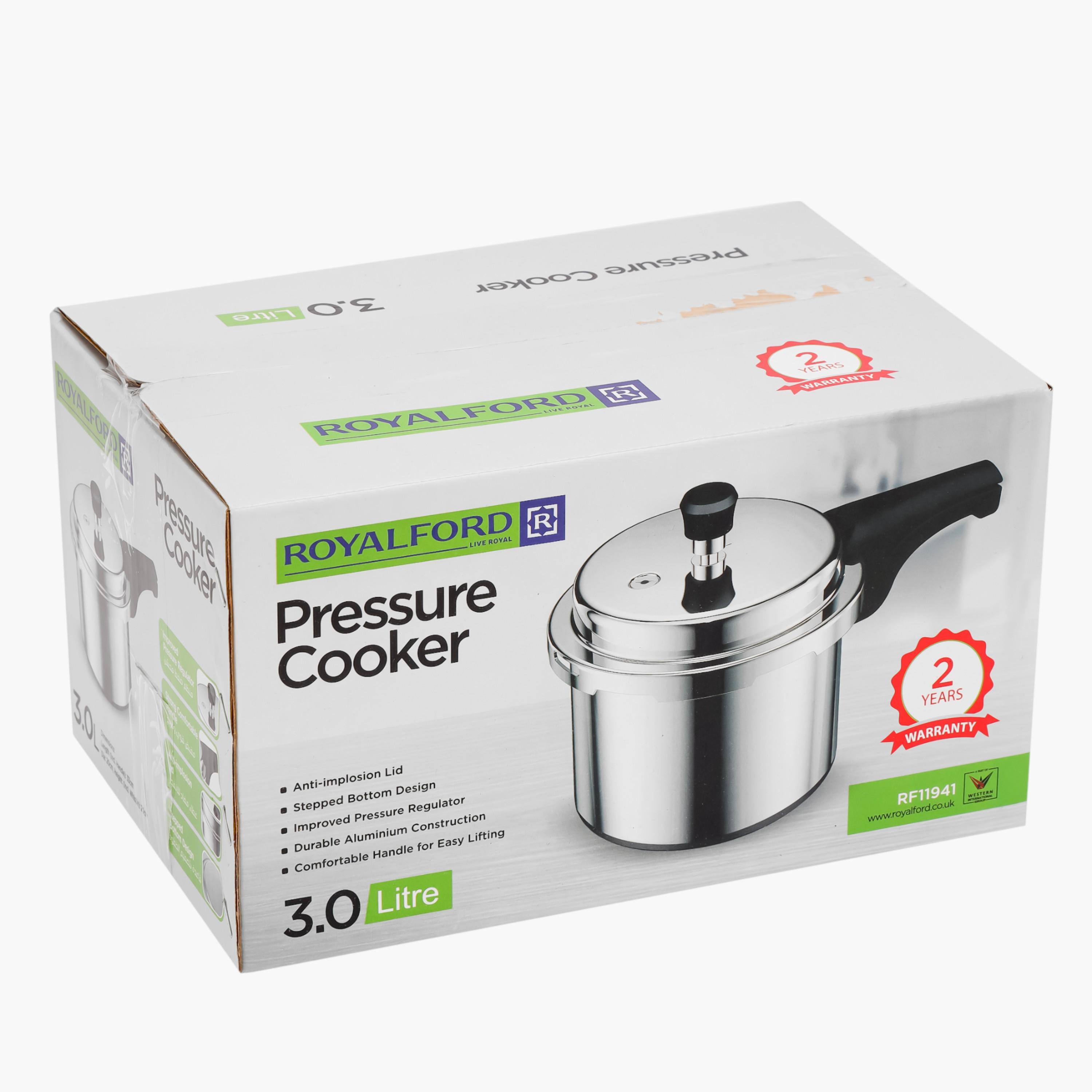 قدر ضغط ألومنيوم من رويال فورد - 3 لتر-household-kitchen-cookware-potsandpans-image-12