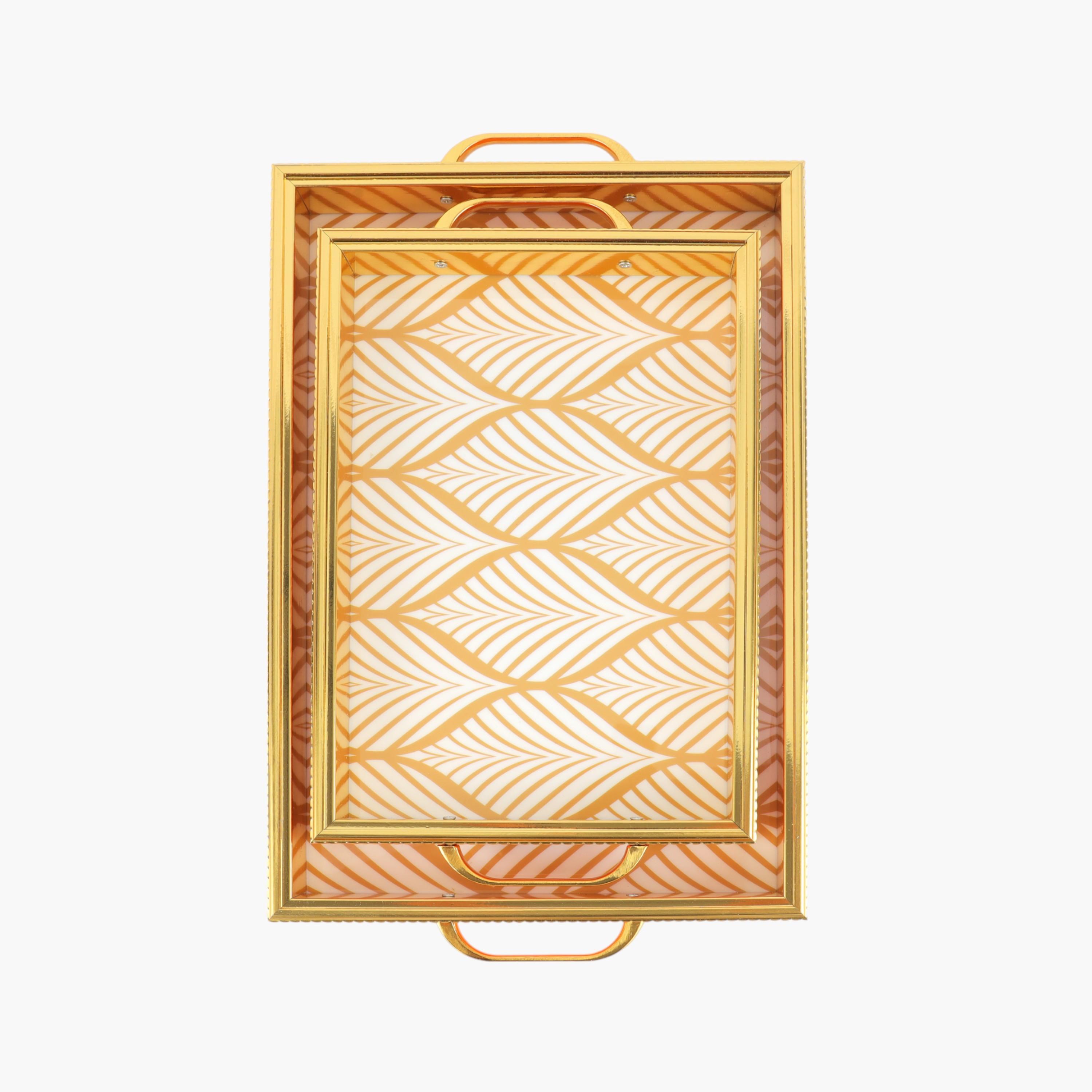صواني عربية من رويال فورد - طقم من قطعتين-household-dining-serveware-servingtrays-image-3