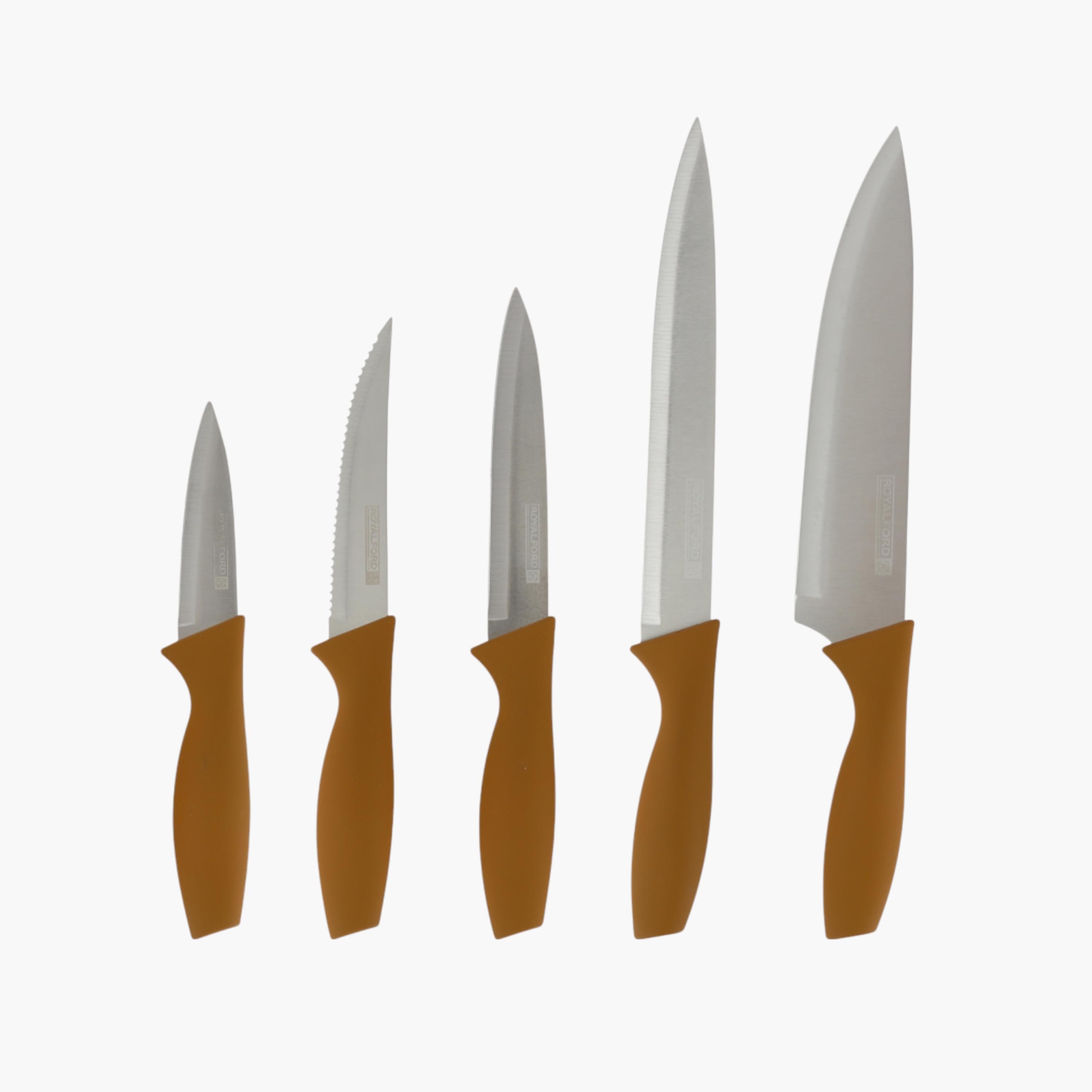 Stainless Steel 6-Piece Knife Set with Holder-household-kitchen-kitchentoolsandutensils-knives-image-4