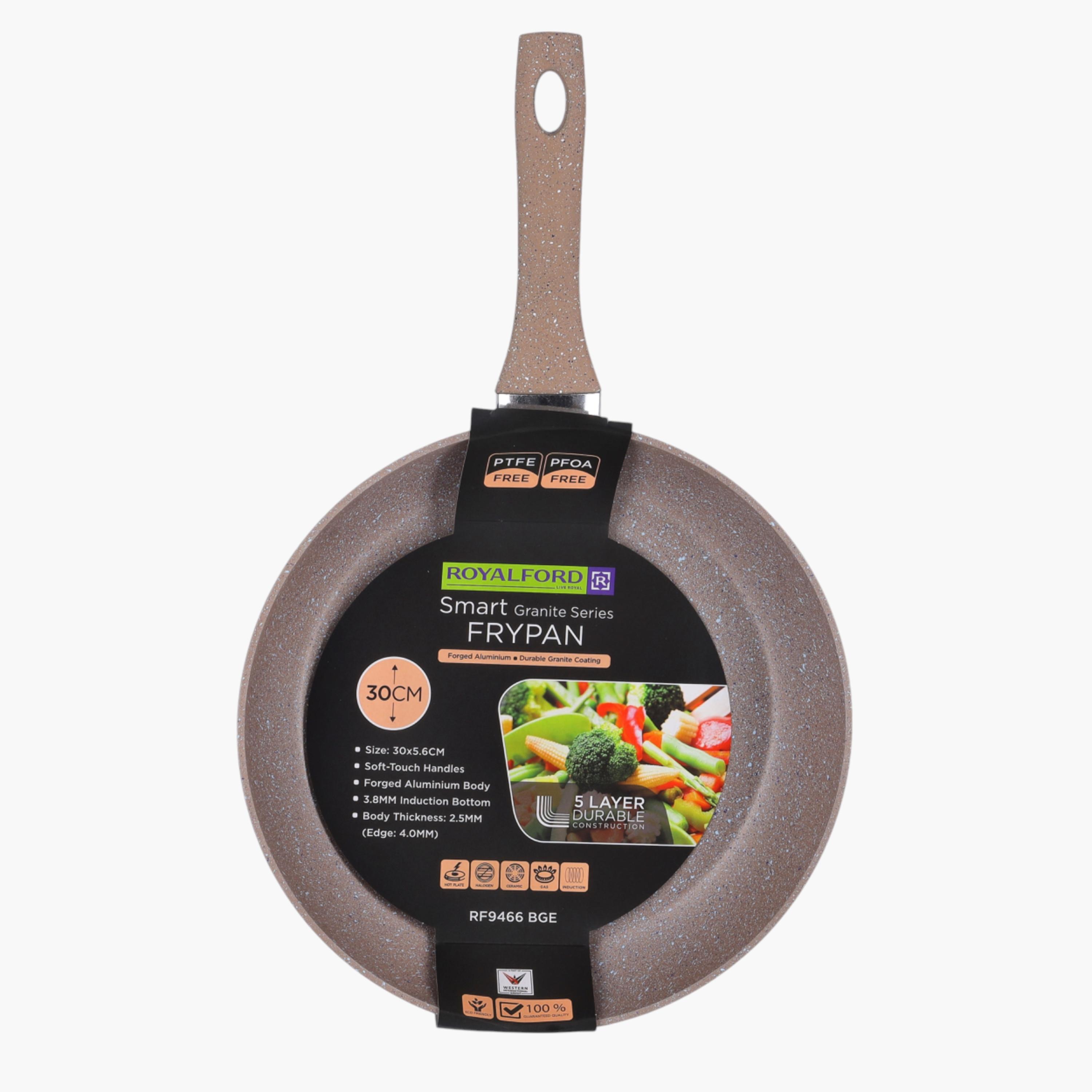 Royalford Smart Granite Non-Stick Frying Pan - 30 cms-household-kitchen-cookware-potsandpans-image-2