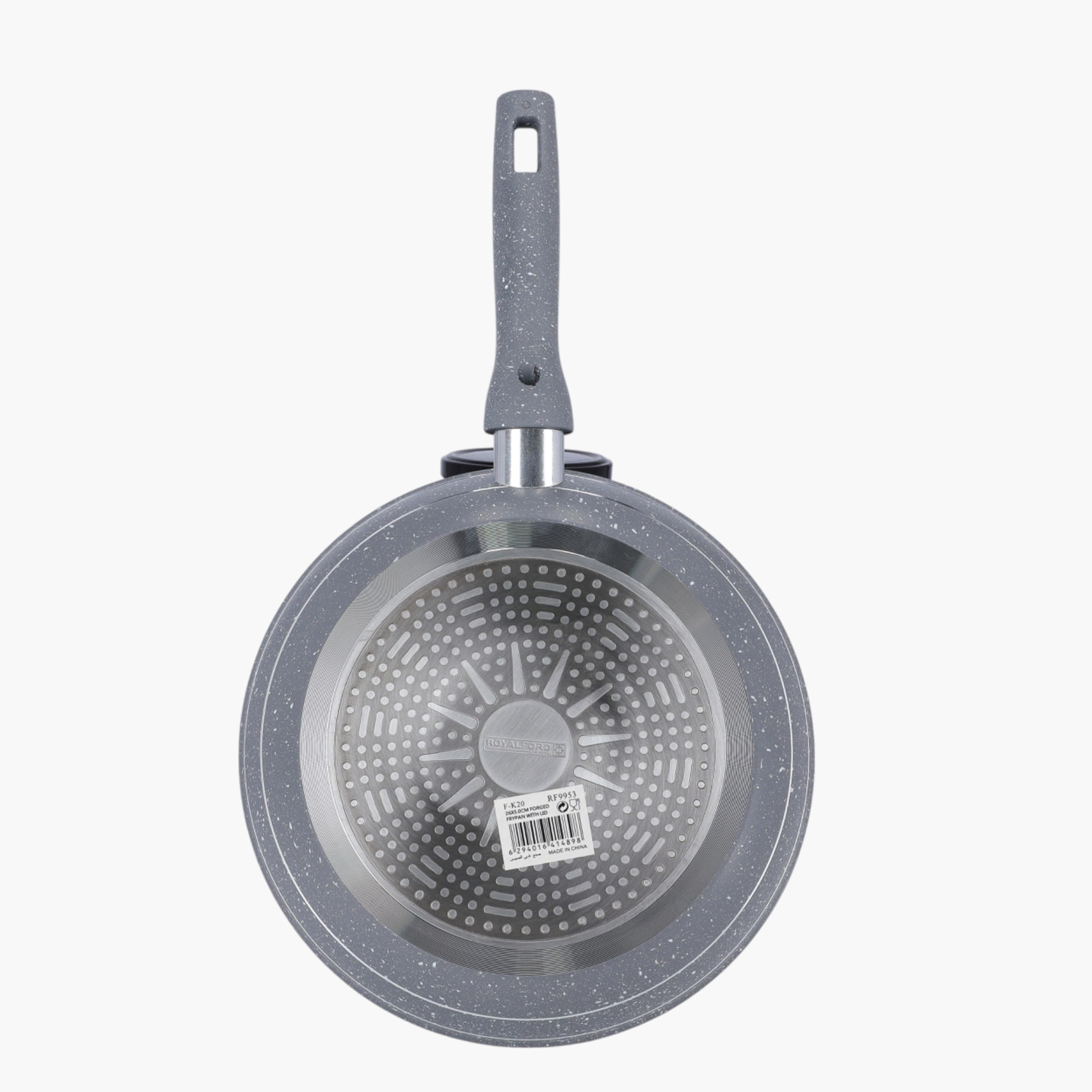 Granite Non-Stick Fry Pan with Lid - 28 cms-household-kitchen-cookware-potsandpans-image-5