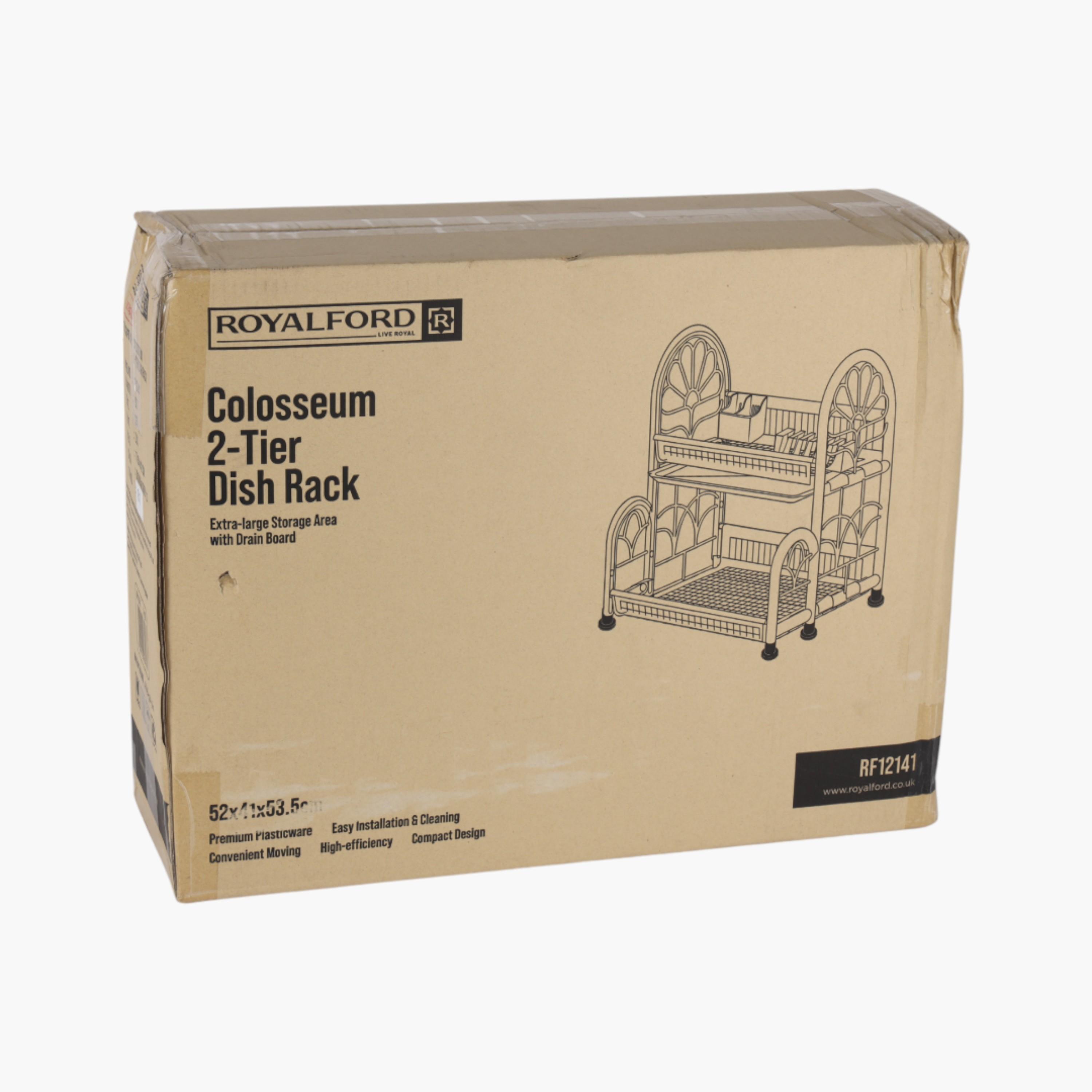 Royalford Colosseum 2-Tier Dish Rack-household-kitchen-dishwashingandaccessories-dishracks-image-6