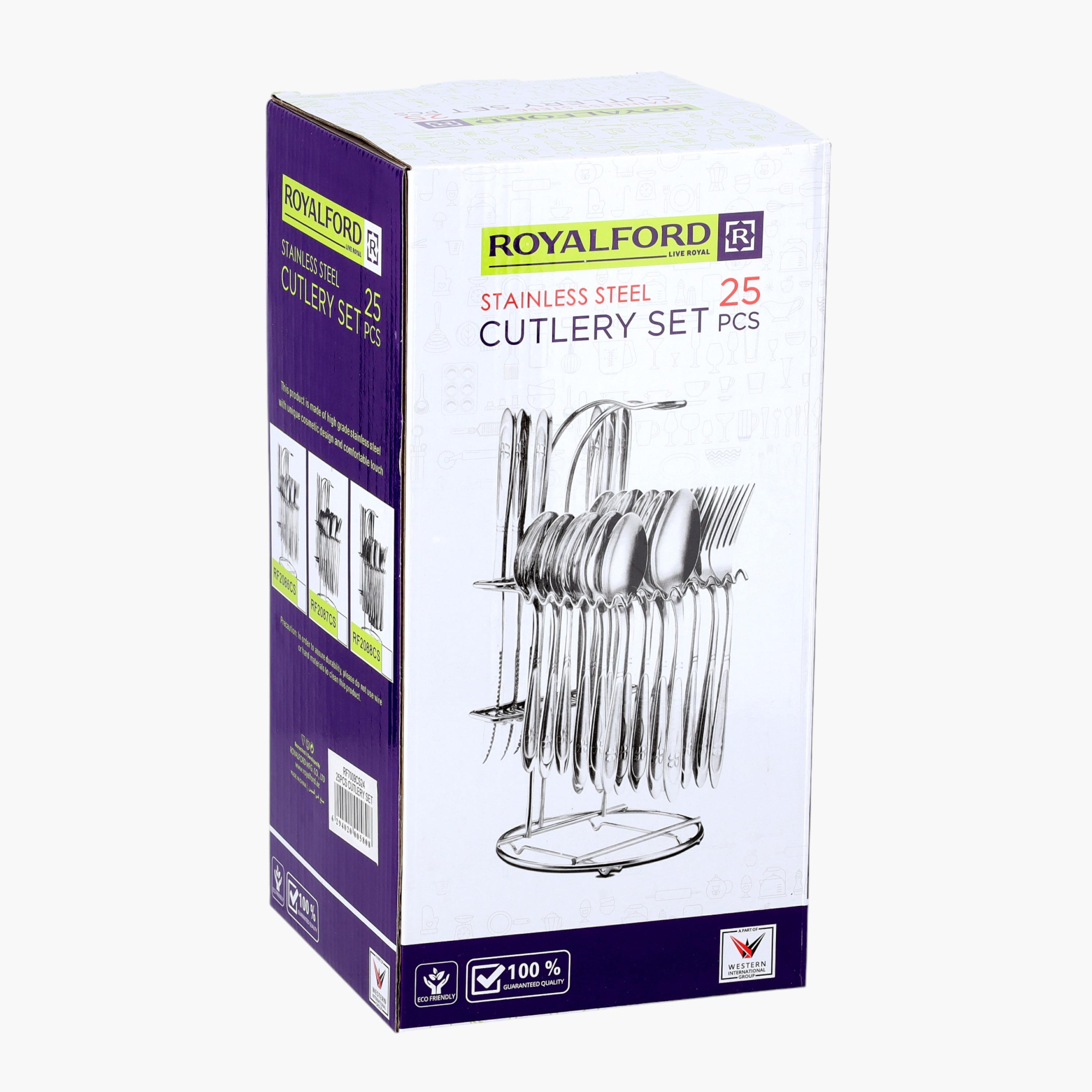 طقم أدوات مائدة ستانلس ستيل 24 قطعة من رويال فورد-household-dining-cutlery-cutlerysets-image-6