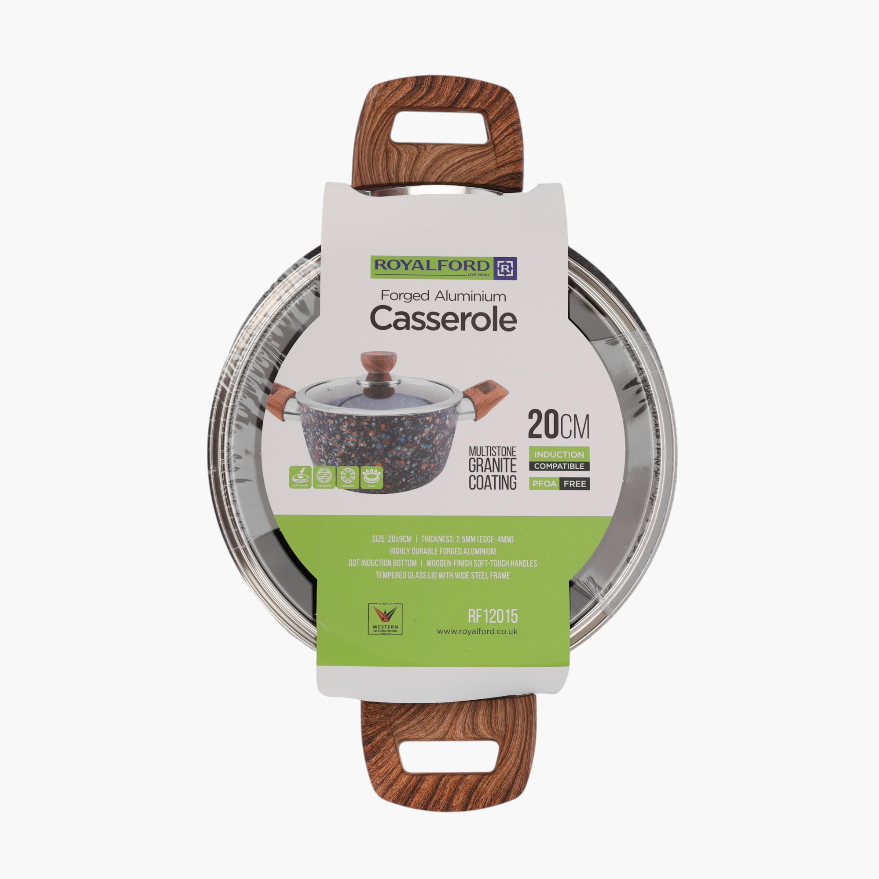 Multistone Non-Stick Casserole with Glass Lid - 20 cms-household-kitchen-cookware-potsandpans-image-8