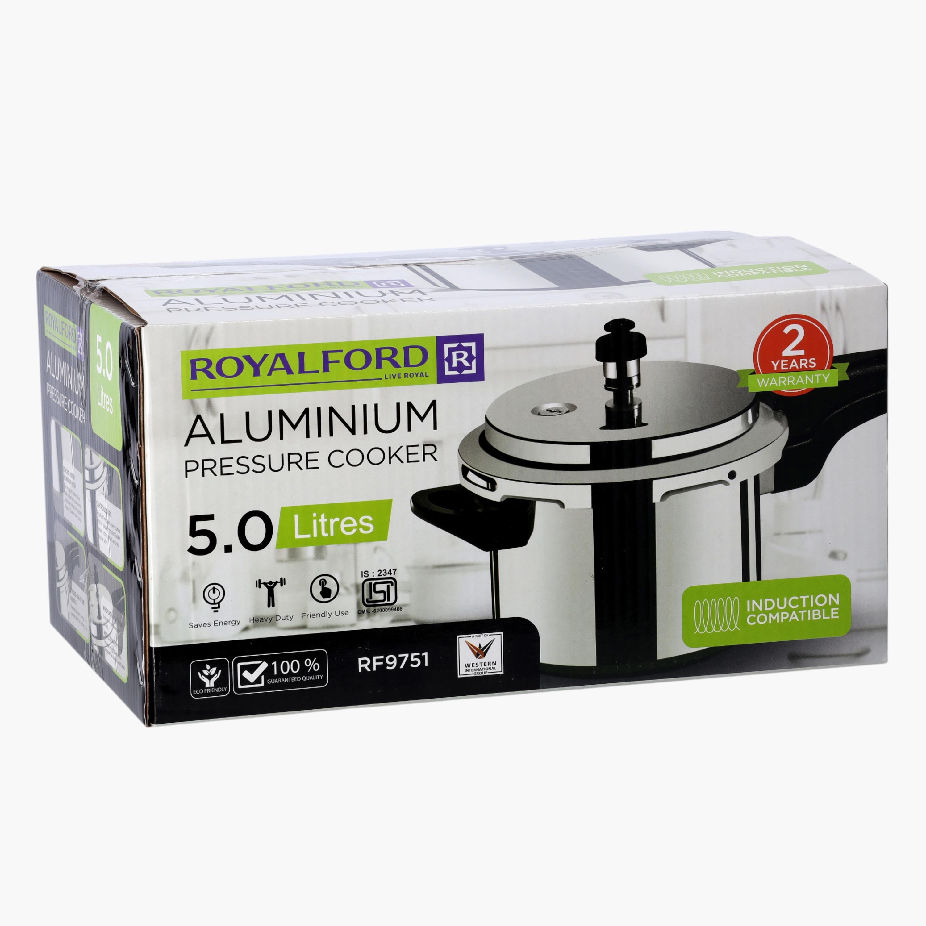 Aluminium Pressure Cooker - 5 L-household-kitchen-cookware-potsandpans-image-6