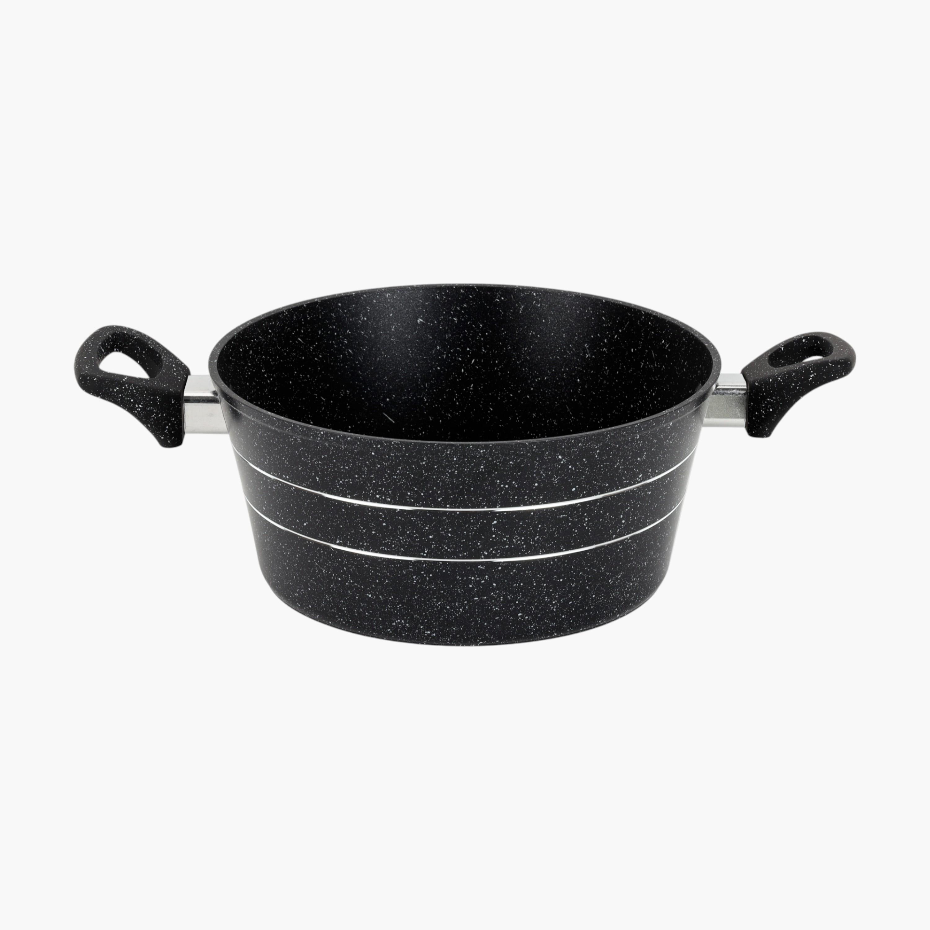 Royalford Smart Granite Non-Stick Casserole with Glass Lid - 24 cms-household-kitchen-cookware-potsandpans-image-4