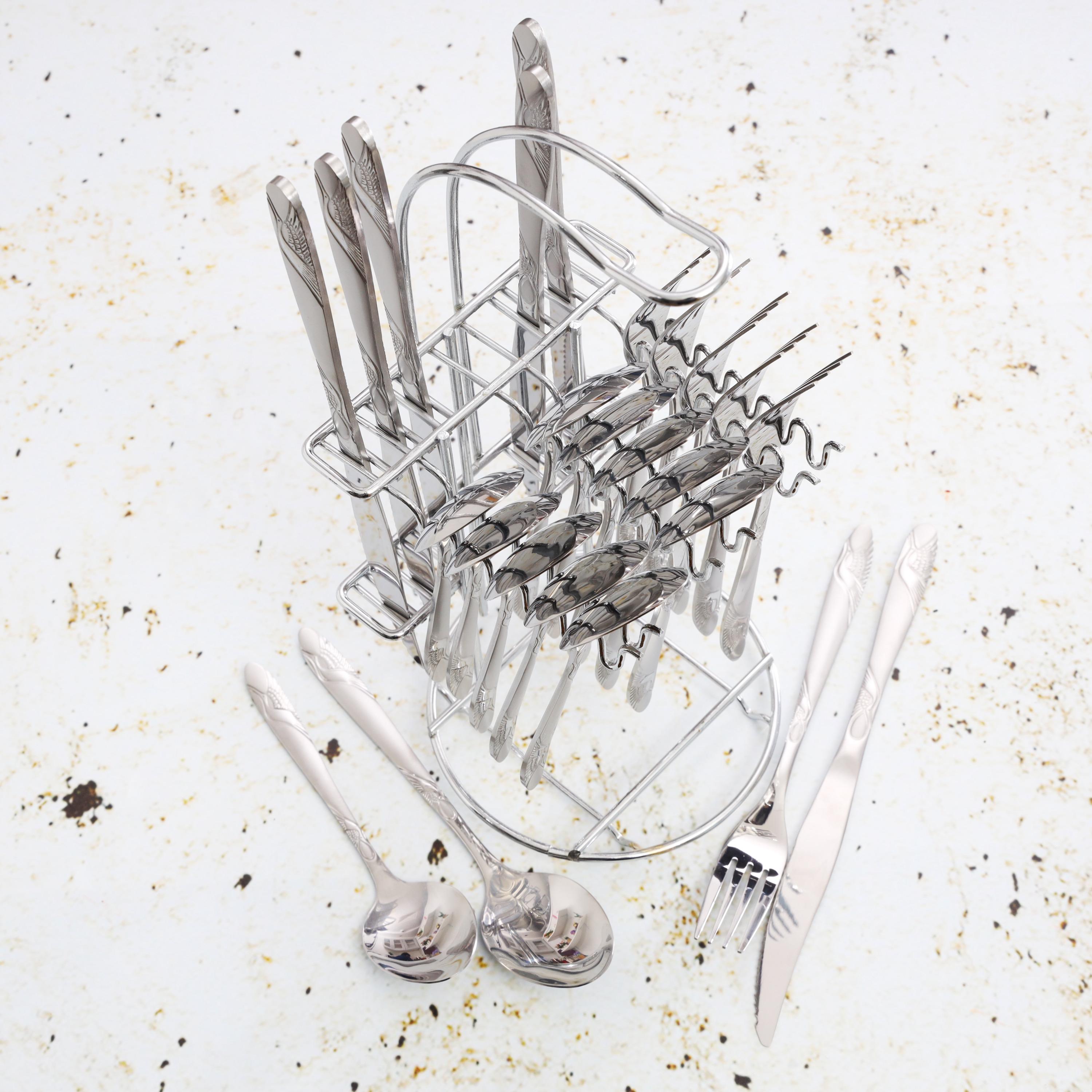 طقم أدوات مائدة ستانلس ستيل 24 قطعة من رويال فورد-household-dining-cutlery-cutlerysets-image-9