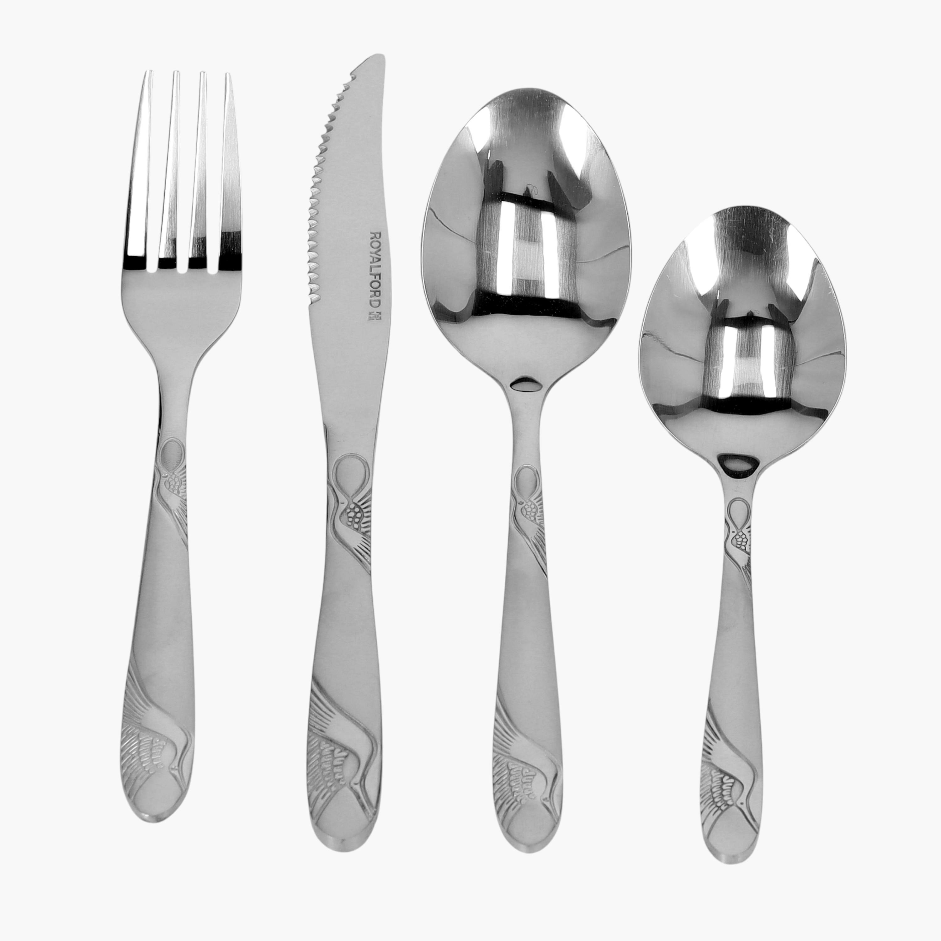 طقم أدوات مائدة ستانلس ستيل 24 قطعة من رويال فورد-household-dining-cutlery-cutlerysets-image-2
