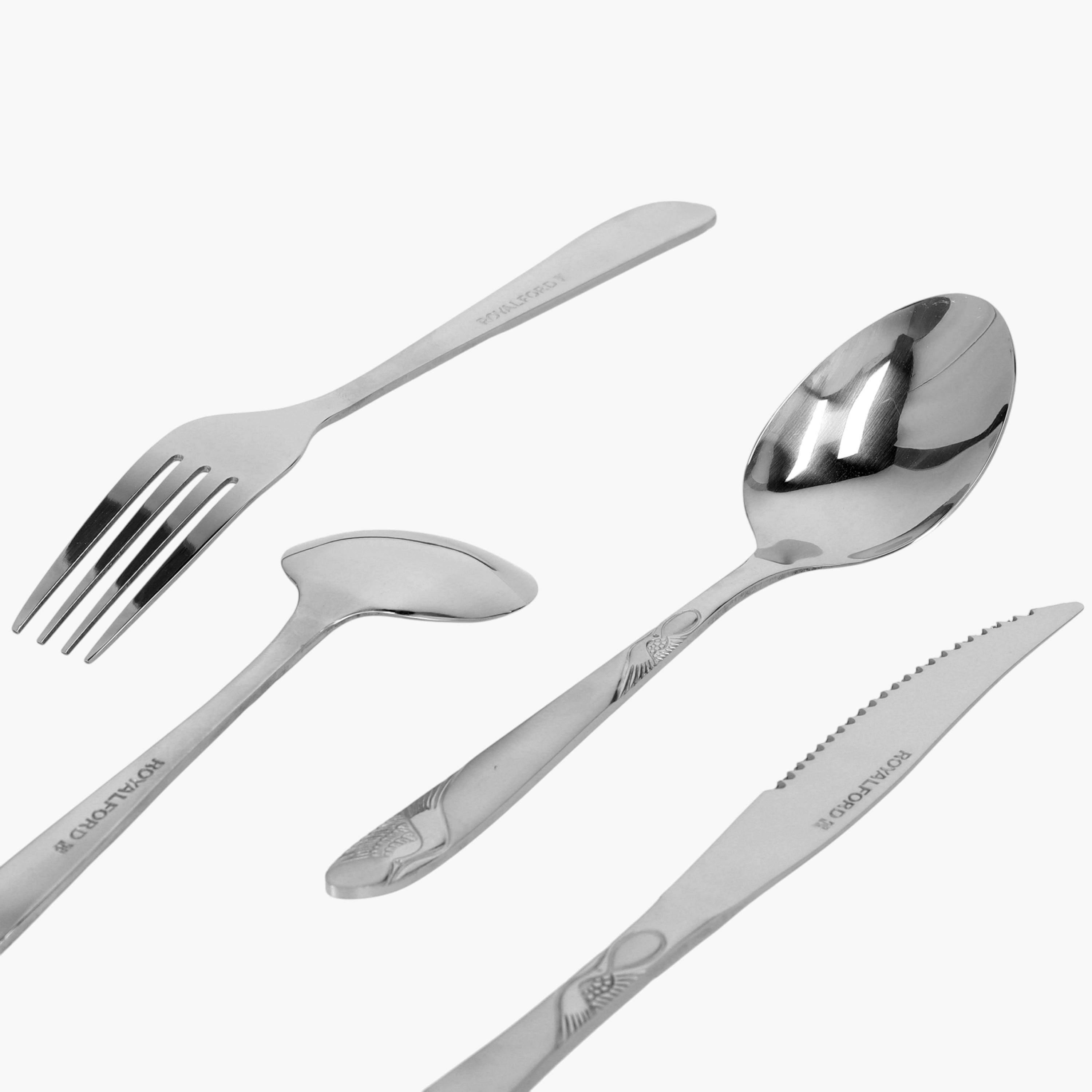 طقم أدوات مائدة ستانلس ستيل 24 قطعة من رويال فورد-household-dining-cutlery-cutlerysets-image-4
