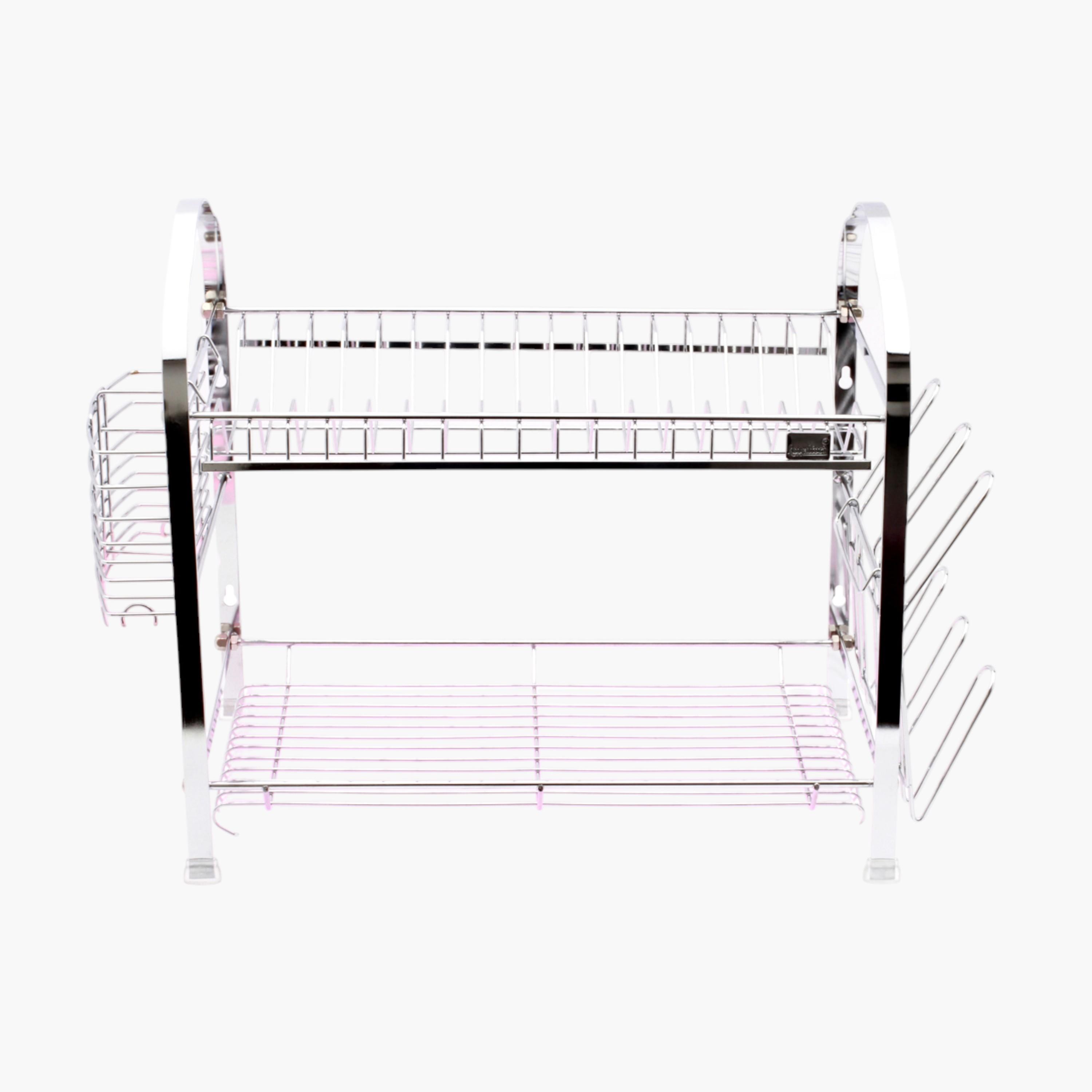 Royalford 2-Tier Wall Hanging Dish Rack-household-kitchen-dishwashingandaccessories-dishracks-image-1