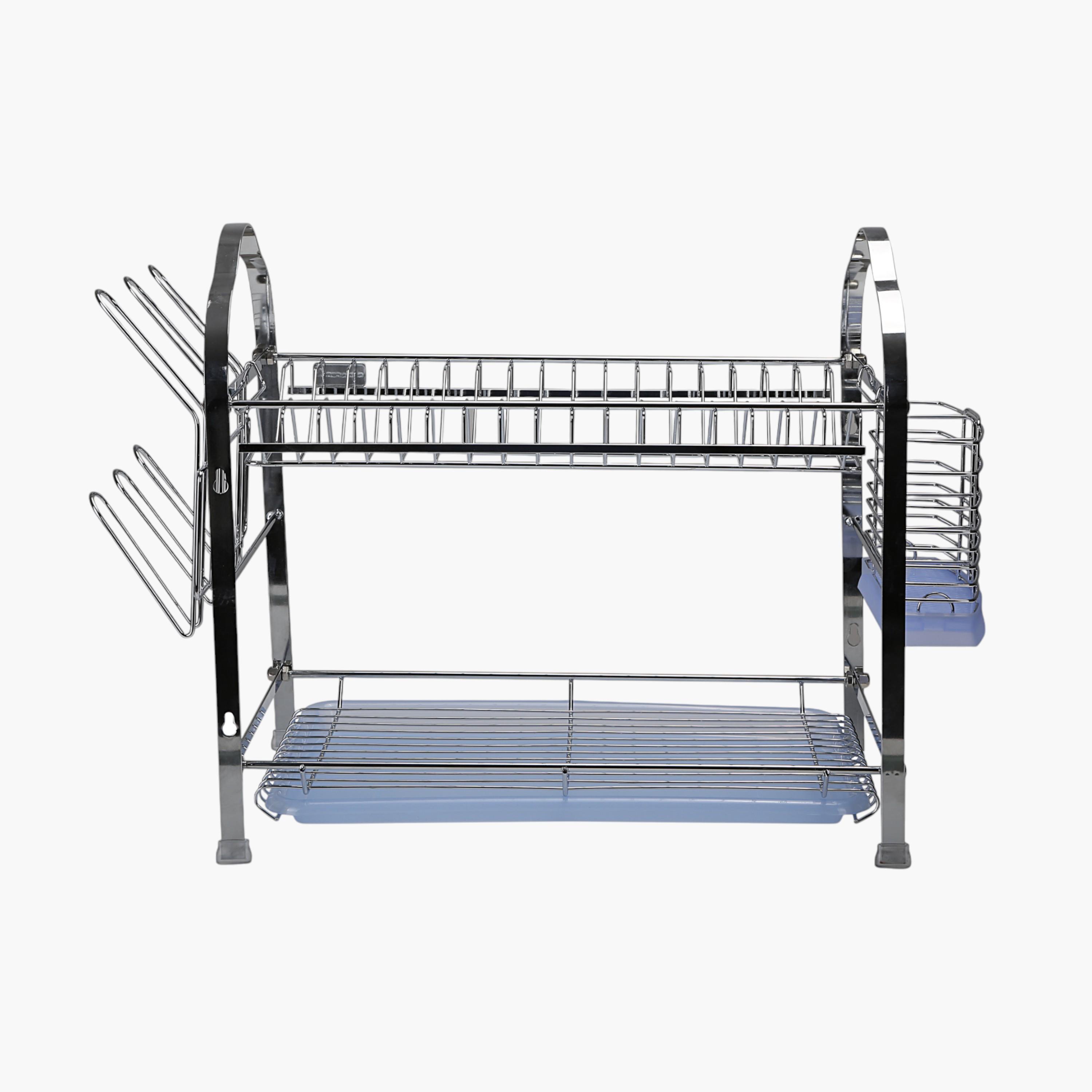 Royalford 2-Tier Wall Hanging Dish Rack-household-kitchen-dishwashingandaccessories-dishracks-image-5