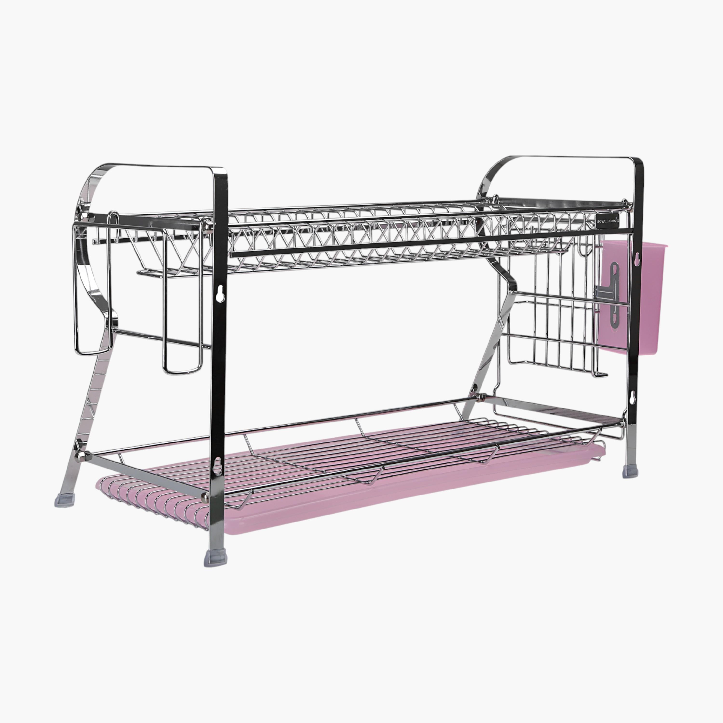 Royalford 2-Layer Wall Hanging Dish Rack-household-kitchen-dishwashingandaccessories-dishracks-image-4