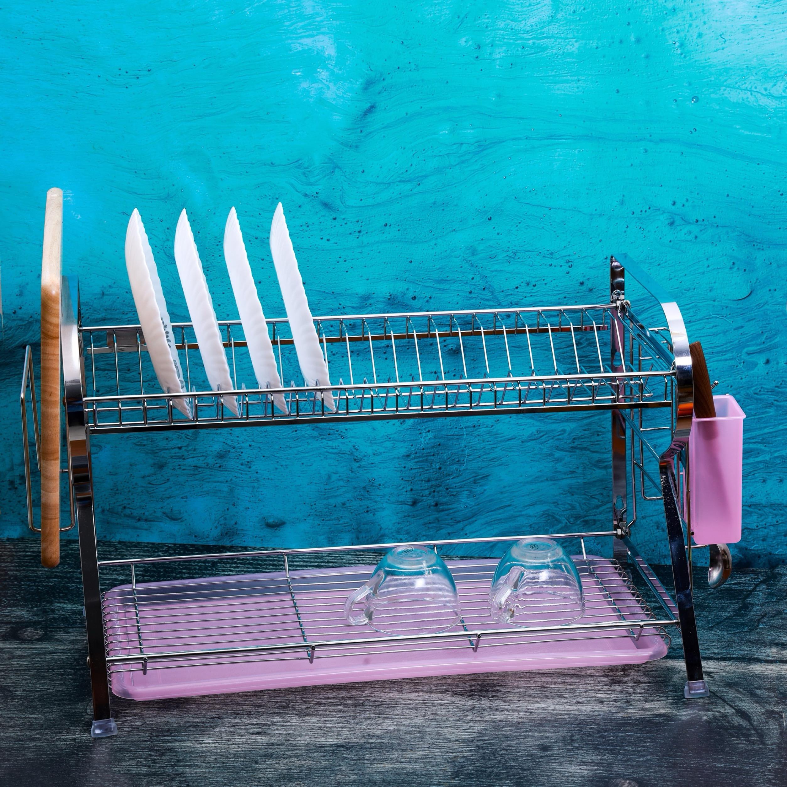 Royalford 2-Layer Wall Hanging Dish Rack-household-kitchen-dishwashingandaccessories-dishracks-image-7