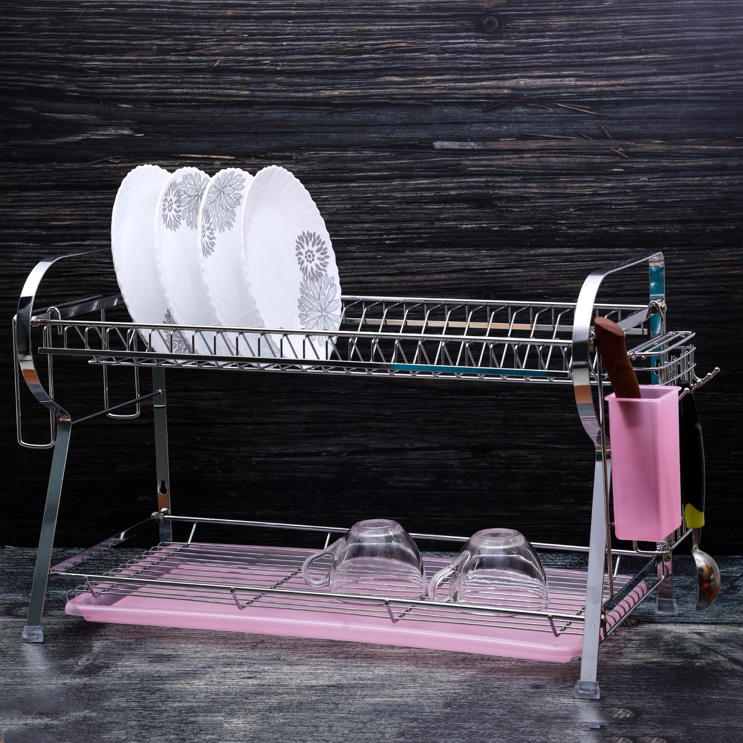 Royalford 2-Layer Wall Hanging Dish Rack-household-kitchen-dishwashingandaccessories-dishracks-image-8