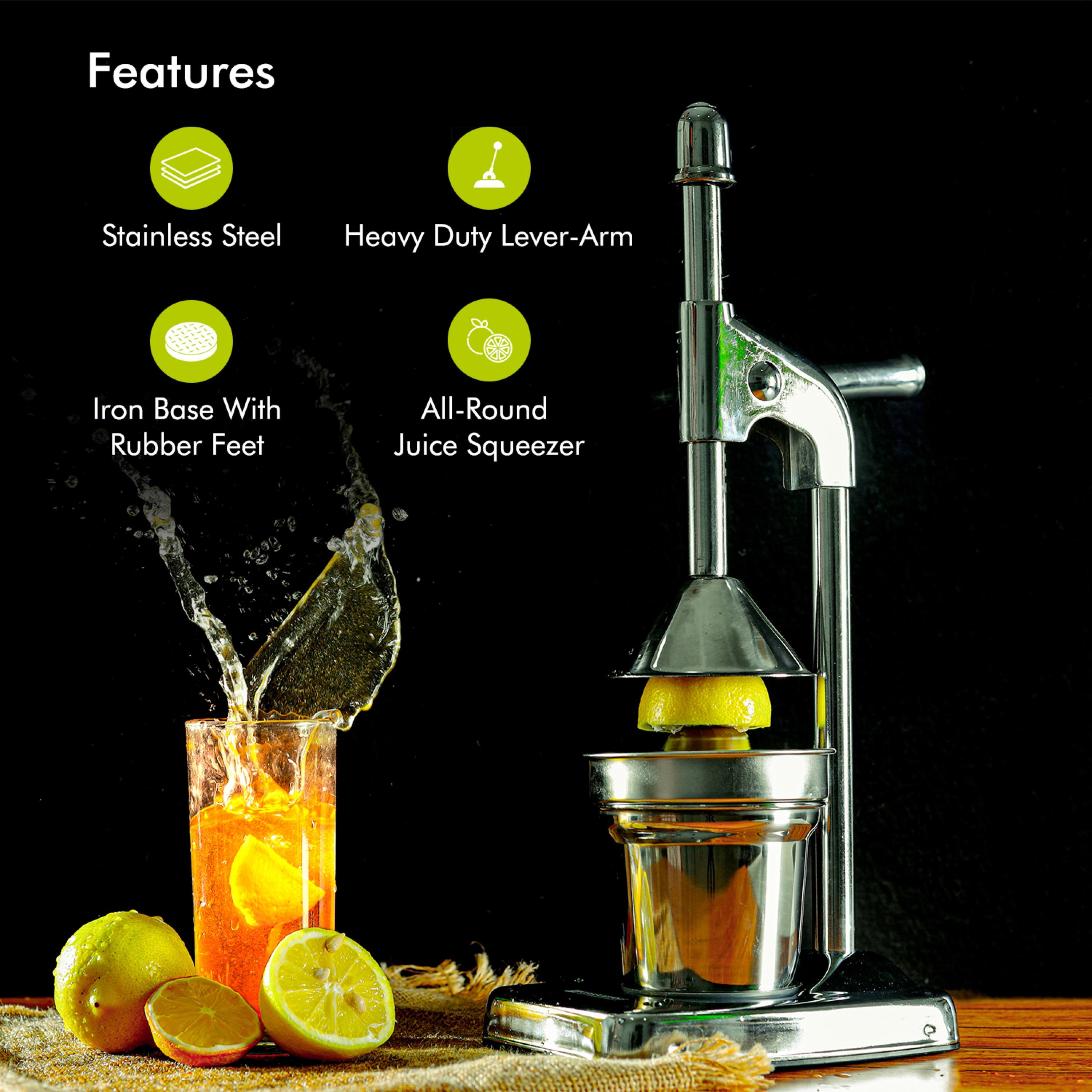 Stainless Steel Citrus Juicer-household-appliances-kitchenappliances-blendersmixersandgrinders-image-2