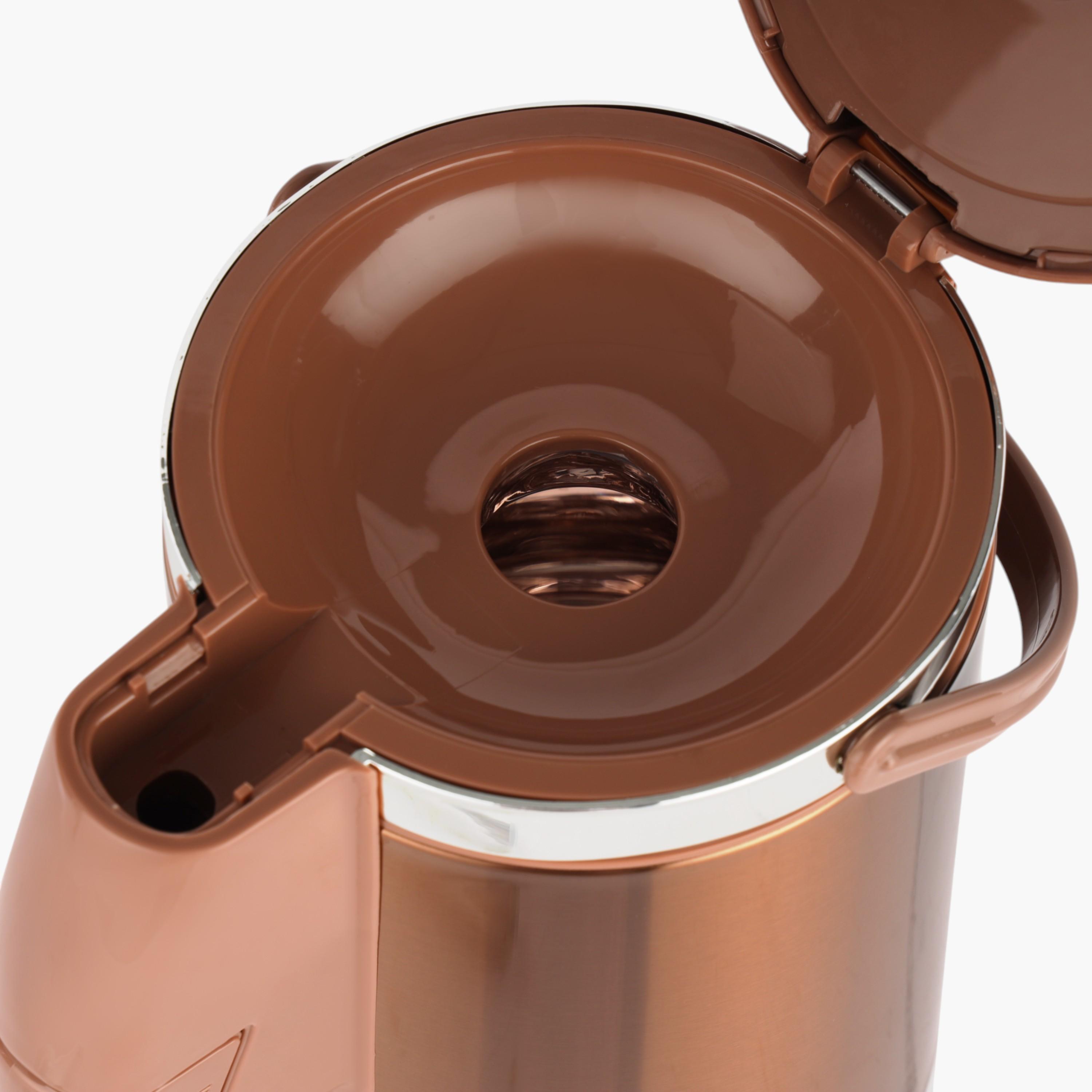Royalford Double Wall Thermic Airpot Vacuum Flask - 2.5 L-household-dining-teaandcoffee-vacuumflaskscoffeeandteapots-image-4