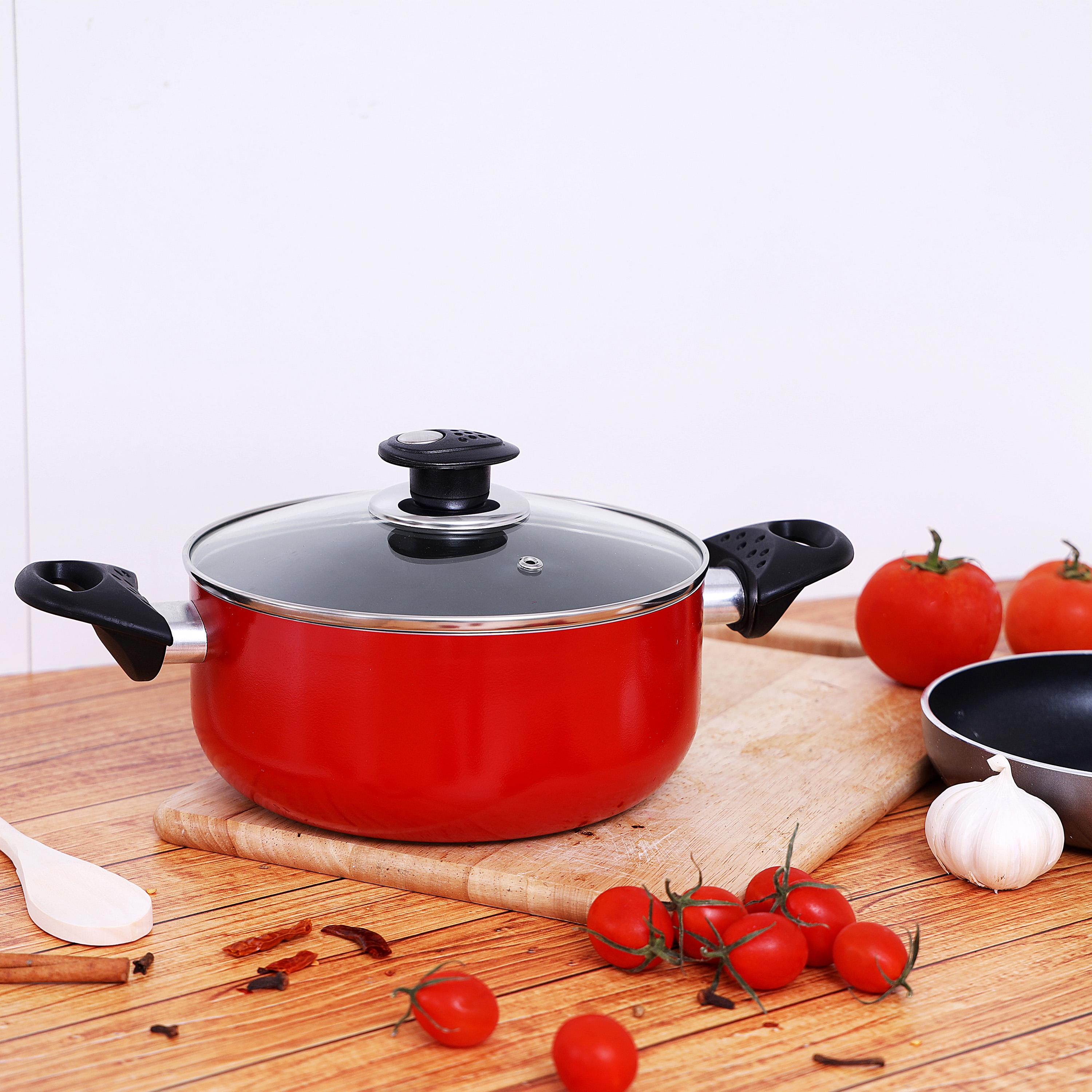 Aluminium Non-Stick Casserole with Lid - 30 cms-household-kitchen-cookware-potsandpans-image-5
