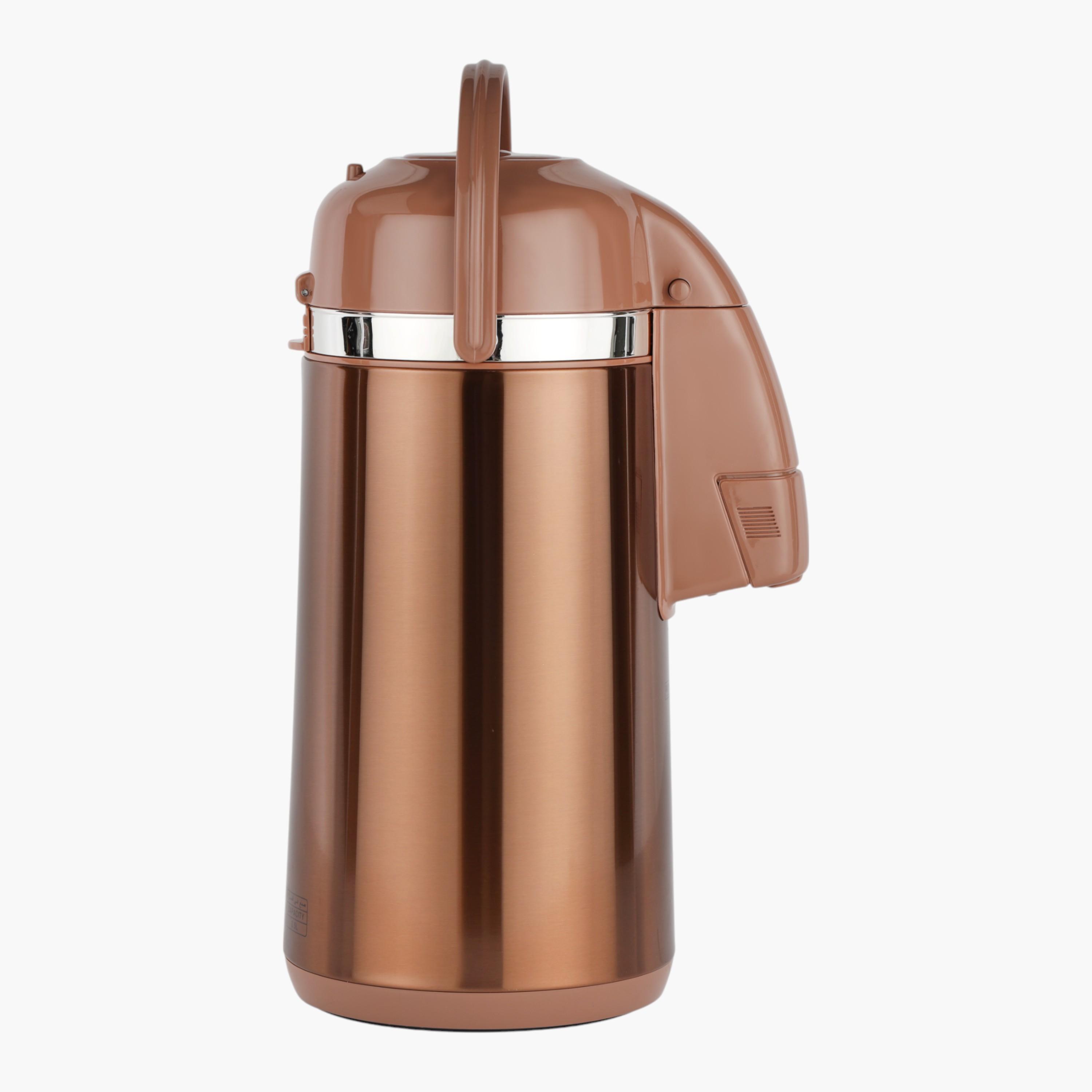 Royalford Double Wall Vacuum Thermic Airpot Flask - 3 L-household-dining-teaandcoffee-vacuumflaskscoffeeandteapots-image-3