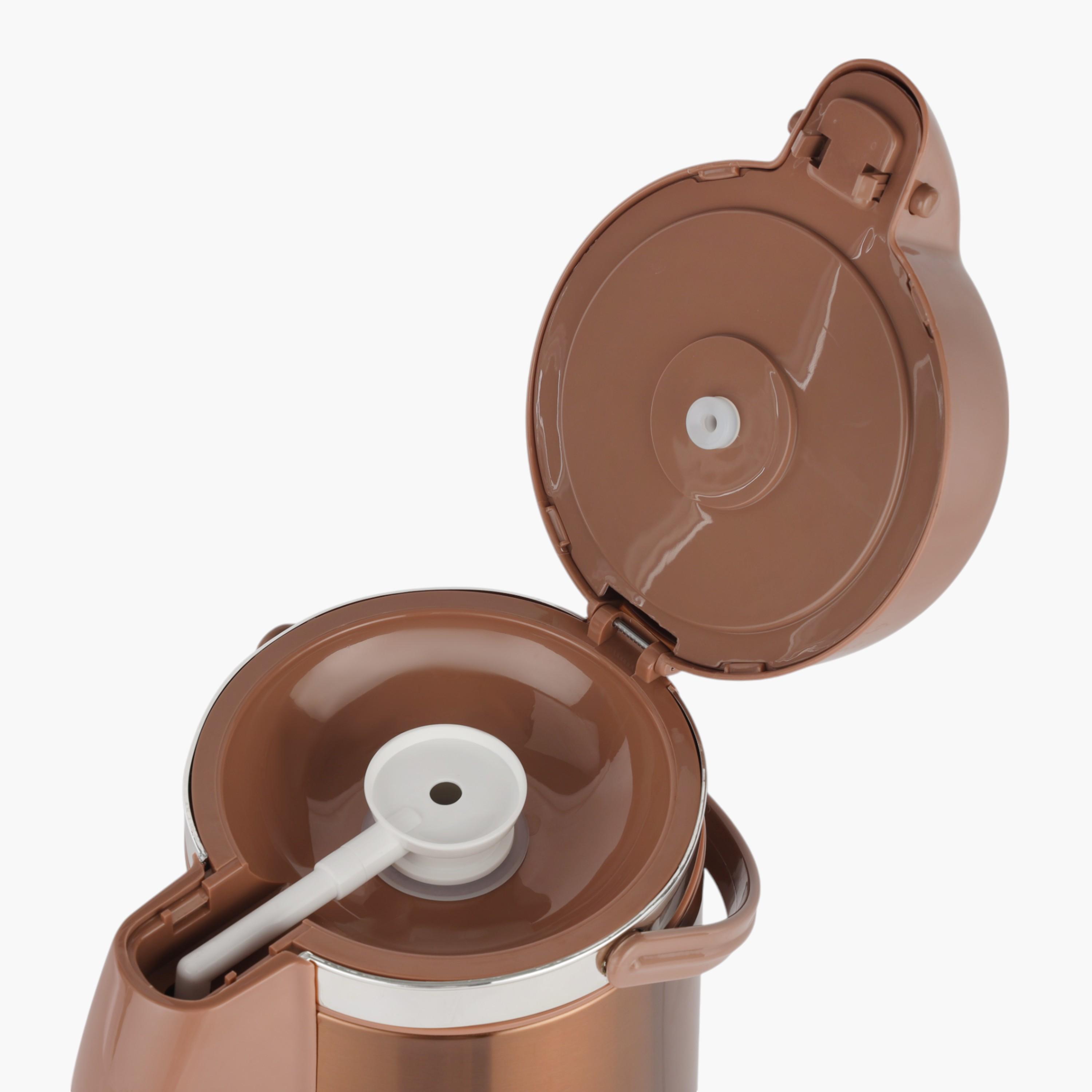 Royalford Double Wall Vacuum Thermic Airpot Flask - 3 L-household-dining-teaandcoffee-vacuumflaskscoffeeandteapots-image-4