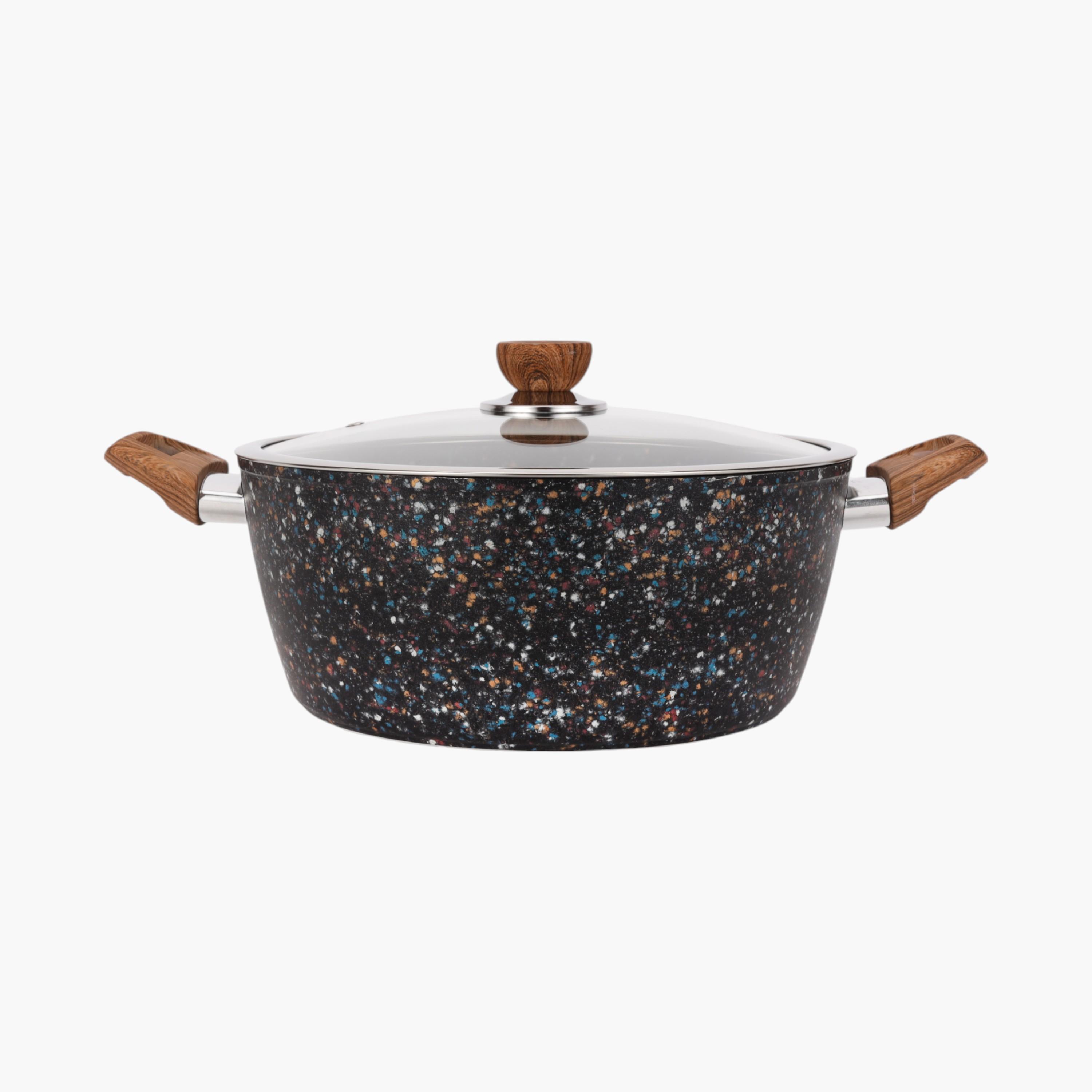 Forged Aluminium Non-Stick Casserole - 28 cms-household-kitchen-cookware-potsandpans-image-1