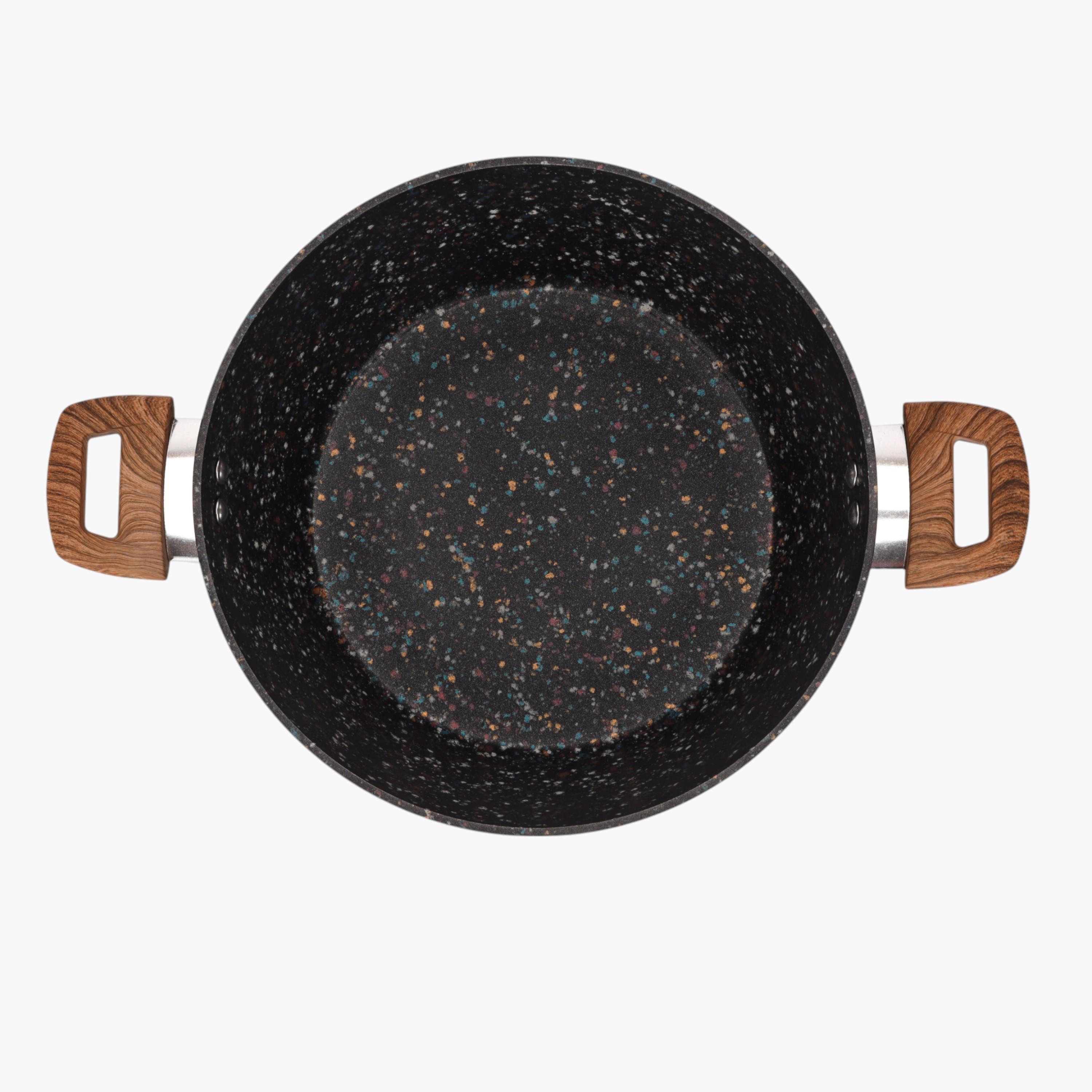 Forged Aluminium Non-Stick Casserole - 28 cms-household-kitchen-cookware-potsandpans-image-3