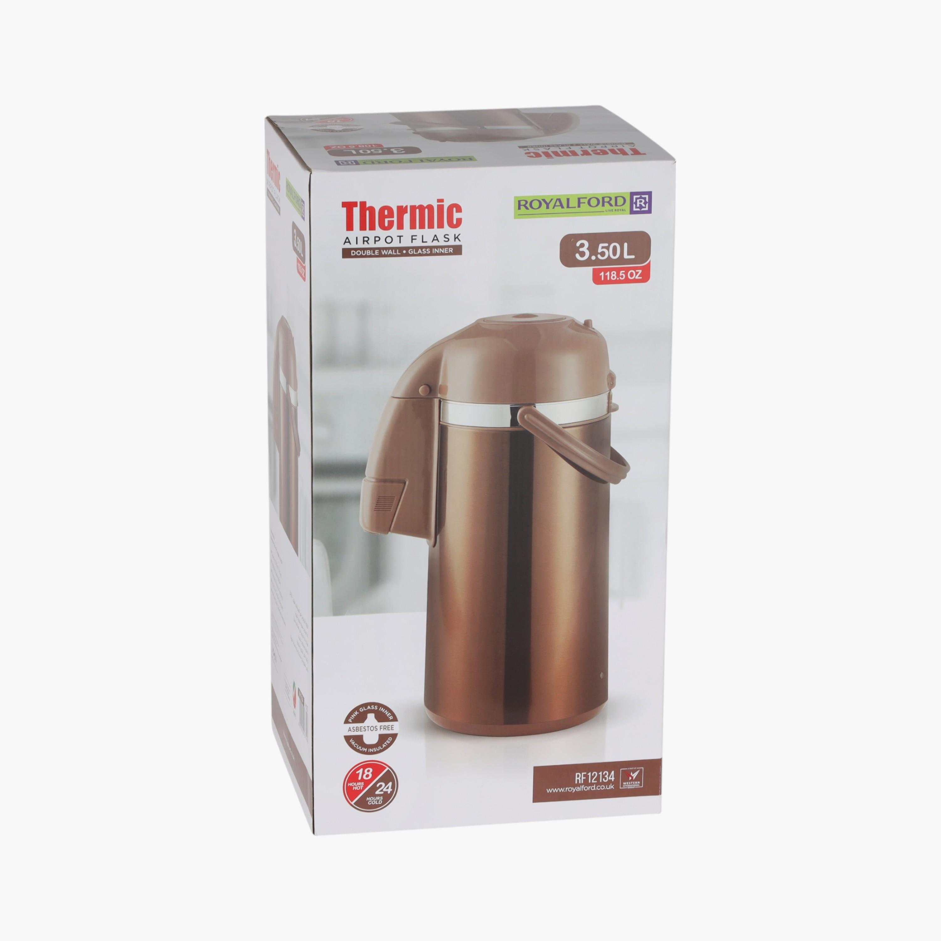 ترمس عازل للحرارة بجدار مزدوج من رويال فورد - 3.5 لتر-household-dining-teaandcoffee-vacuumflaskscoffeeandteapots-image-7