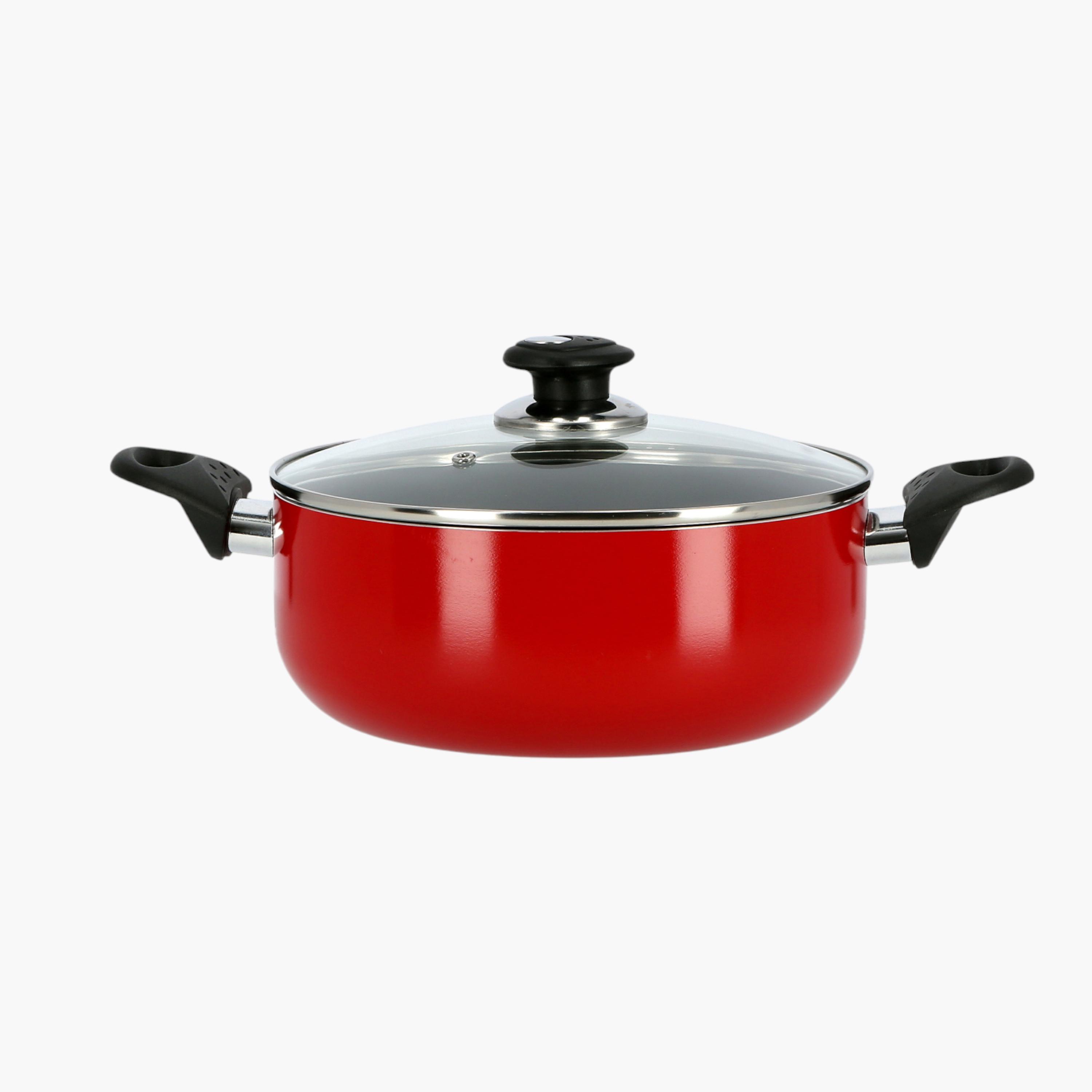 كسرولة غير قابلة للالتصاق بغطاء زجاج من رويال فورد - 32 سم-household-kitchen-cookware-potsandpans-image-1