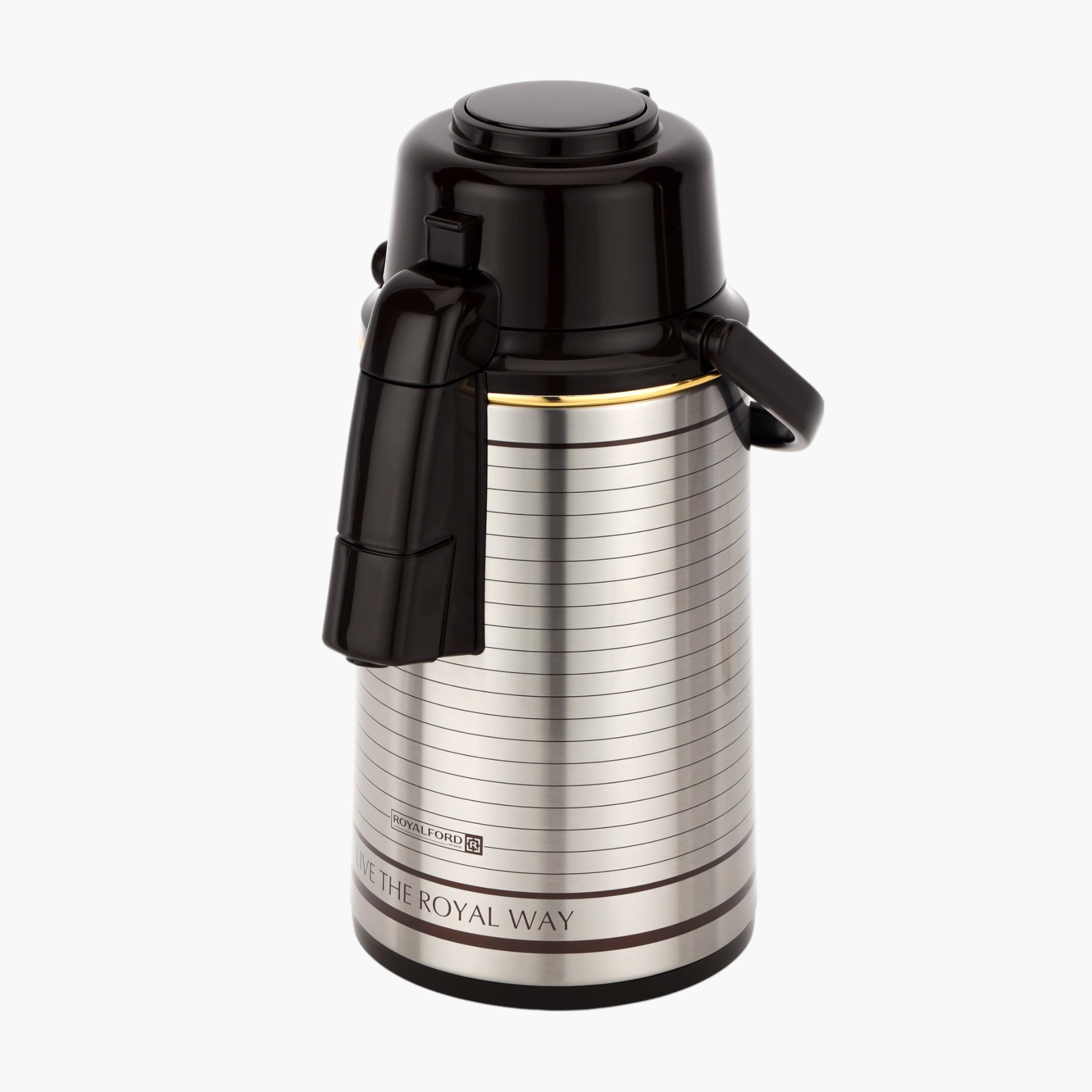 ترمس عازل للحرارة بجدار مزدوج من رويال فورد - 3 لتر-household-dining-teaandcoffee-vacuumflaskscoffeeandteapots-image-5
