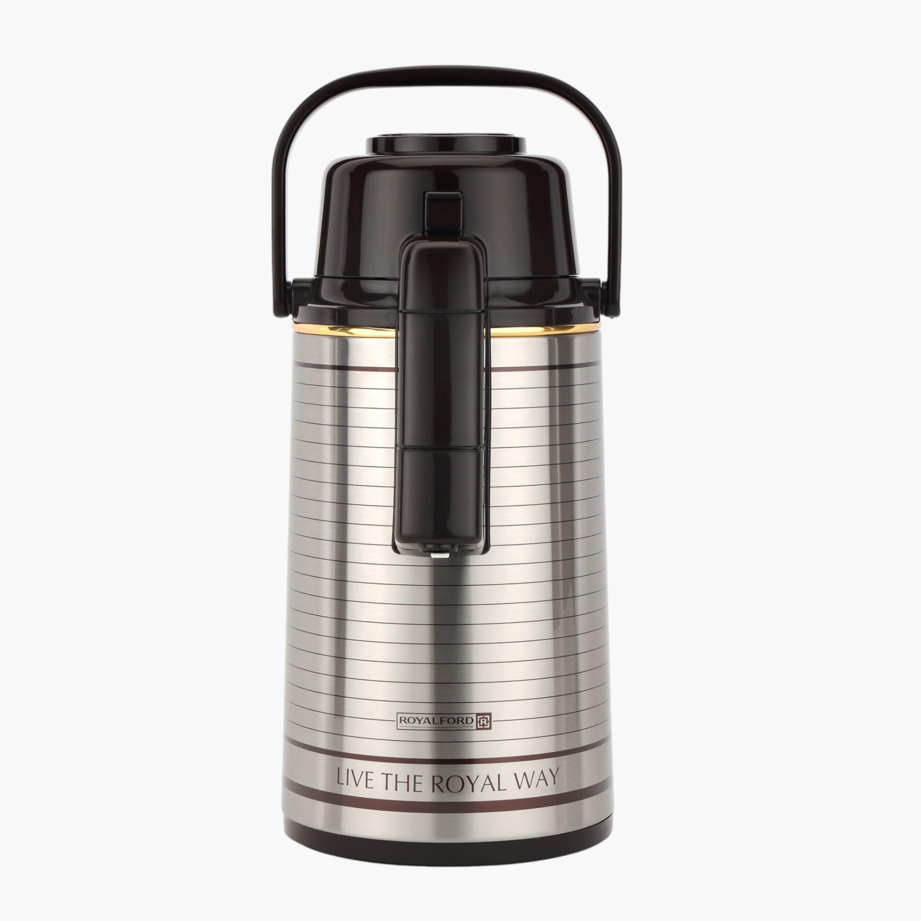 ترمس عازل للحرارة بجدار مزدوج من رويال فورد - 3 لتر-household-dining-teaandcoffee-vacuumflaskscoffeeandteapots-image-2