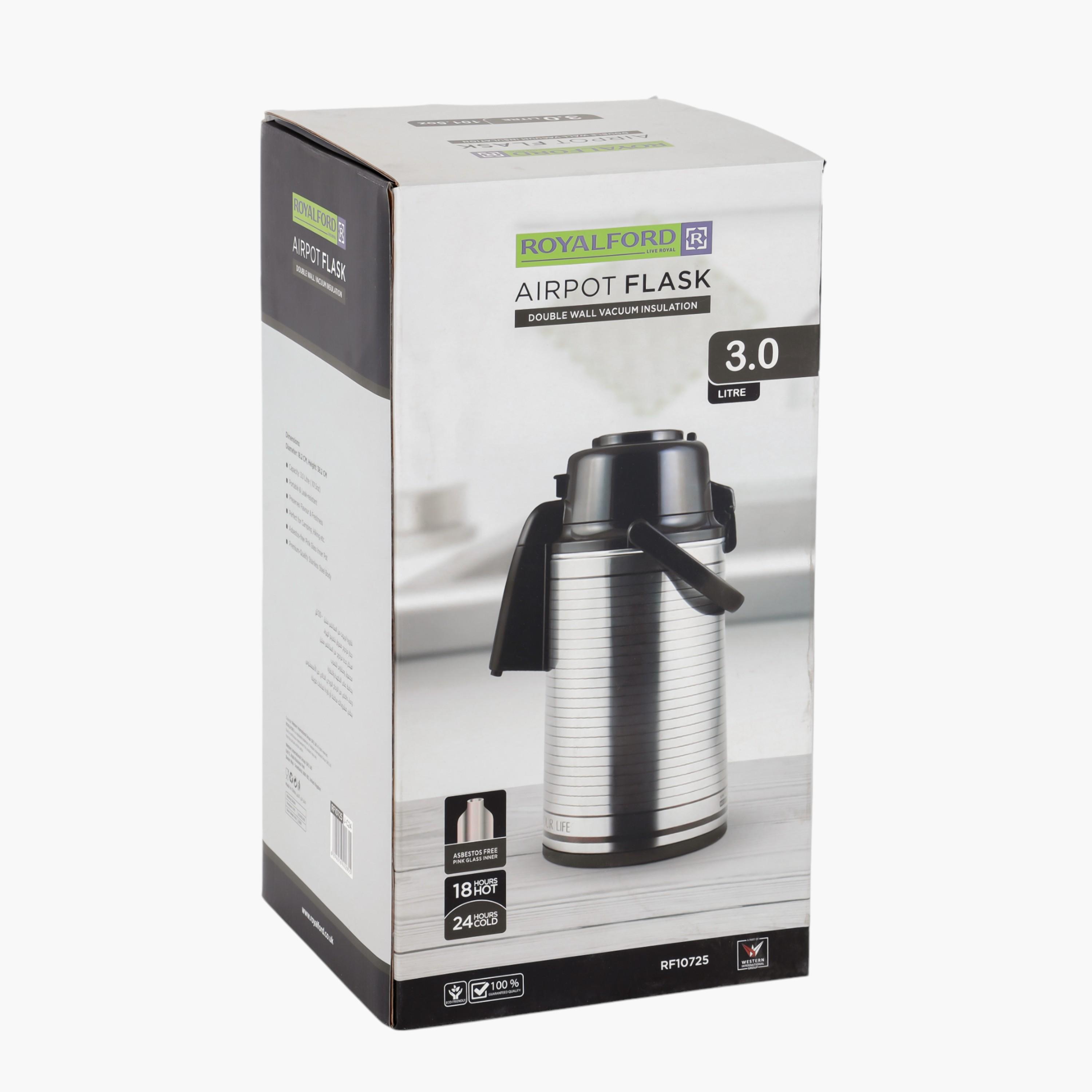 ترمس عازل للحرارة بجدار مزدوج من رويال فورد - 3 لتر-household-dining-teaandcoffee-vacuumflaskscoffeeandteapots-image-13