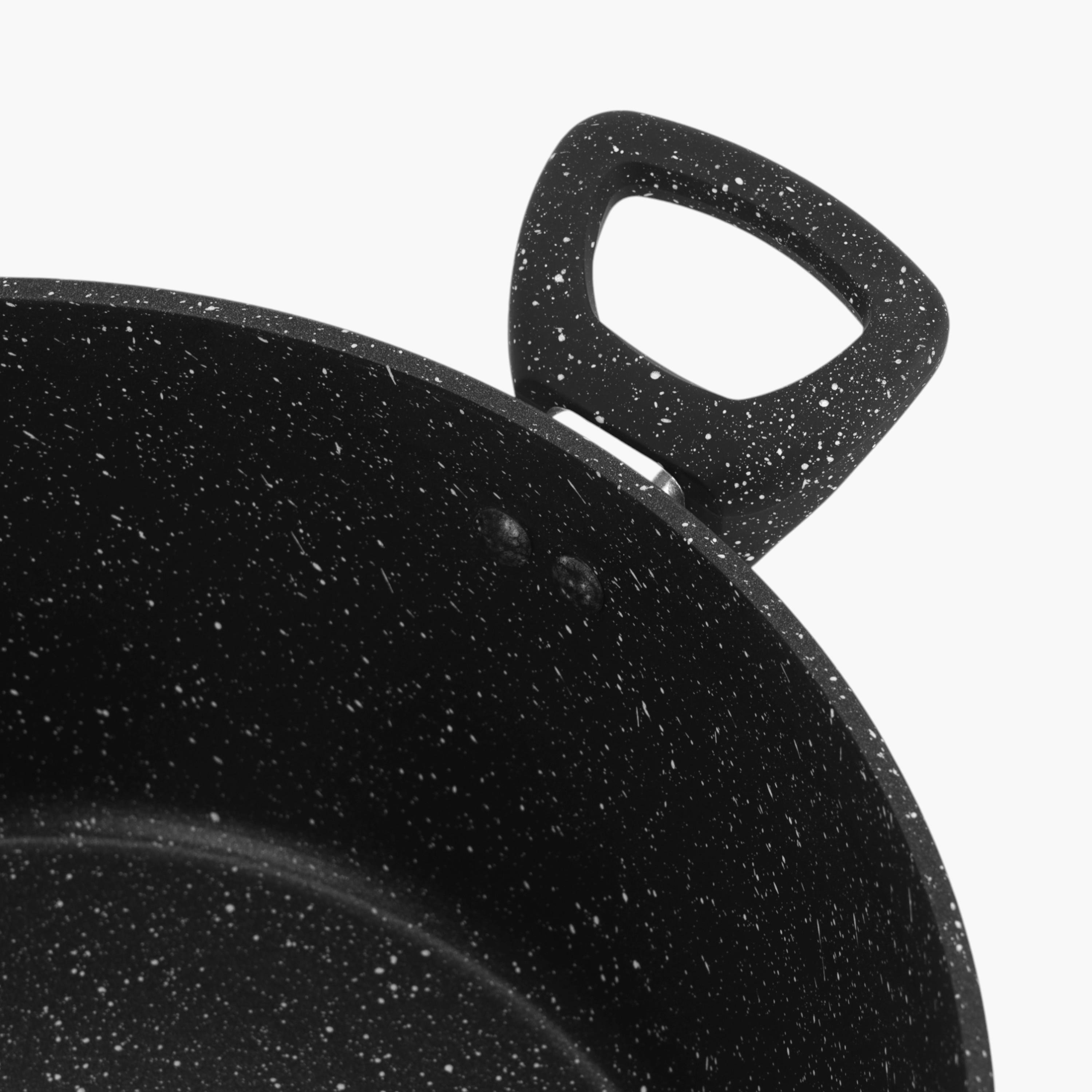 Royalford Smart Granite Series Aluminium Casserole with Lid - 30 cms-household-kitchen-cookware-potsandpans-image-10