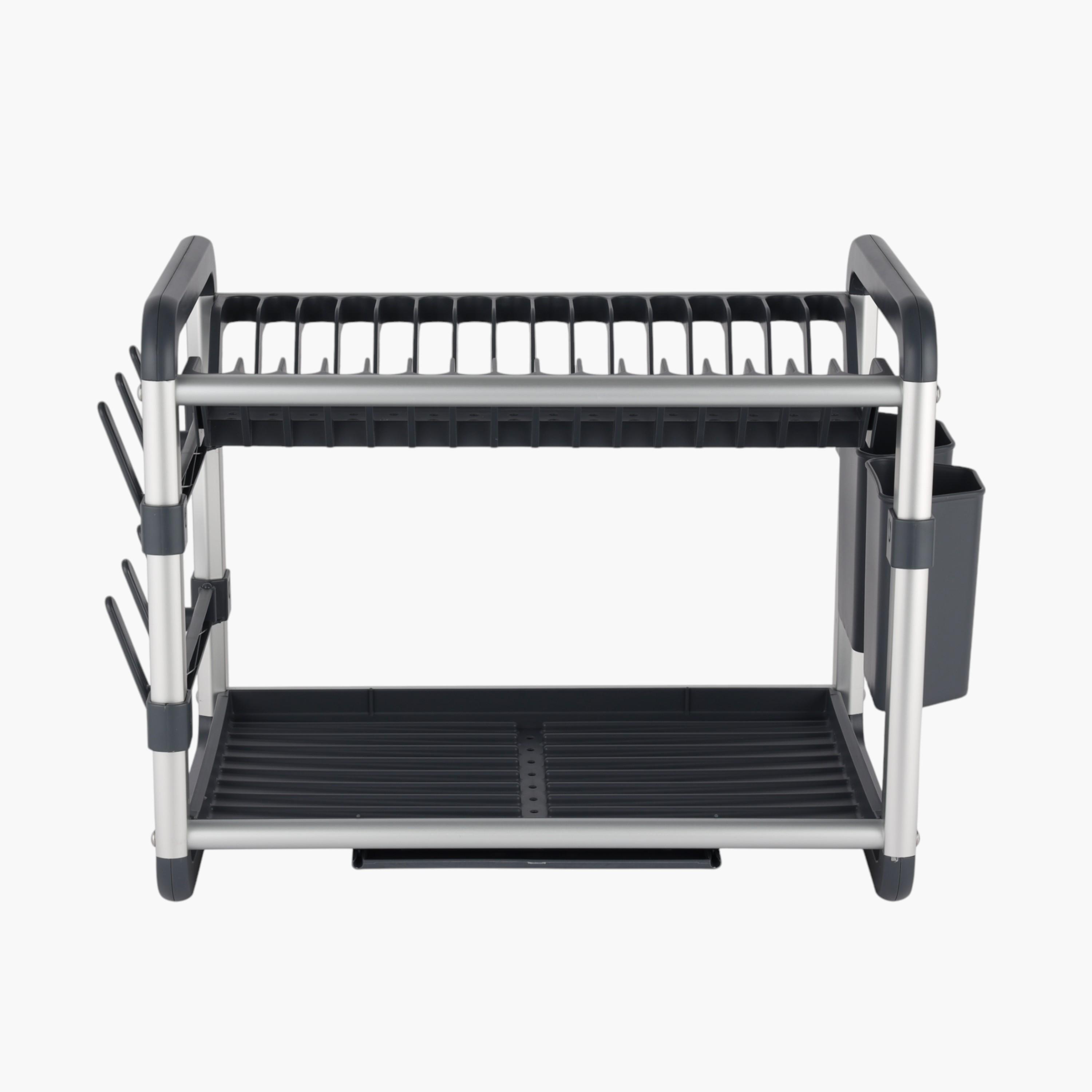 سلة ألمنيوم طابقين لتجفيف الأطباق من رويال فورد-household-kitchen-dishwashingandaccessories-dishracks-image-1