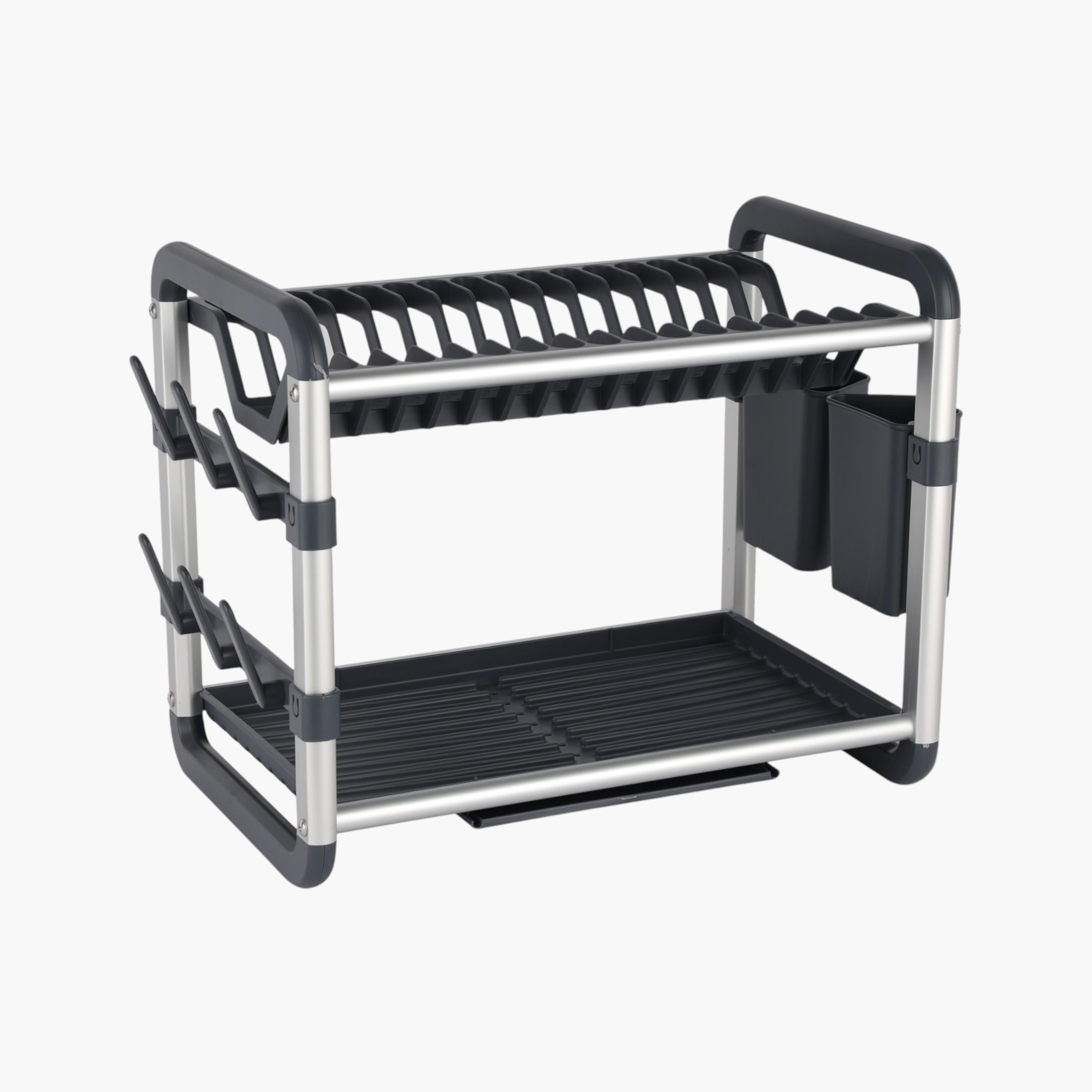سلة ألمنيوم طابقين لتجفيف الأطباق من رويال فورد-household-kitchen-dishwashingandaccessories-dishracks-image-3