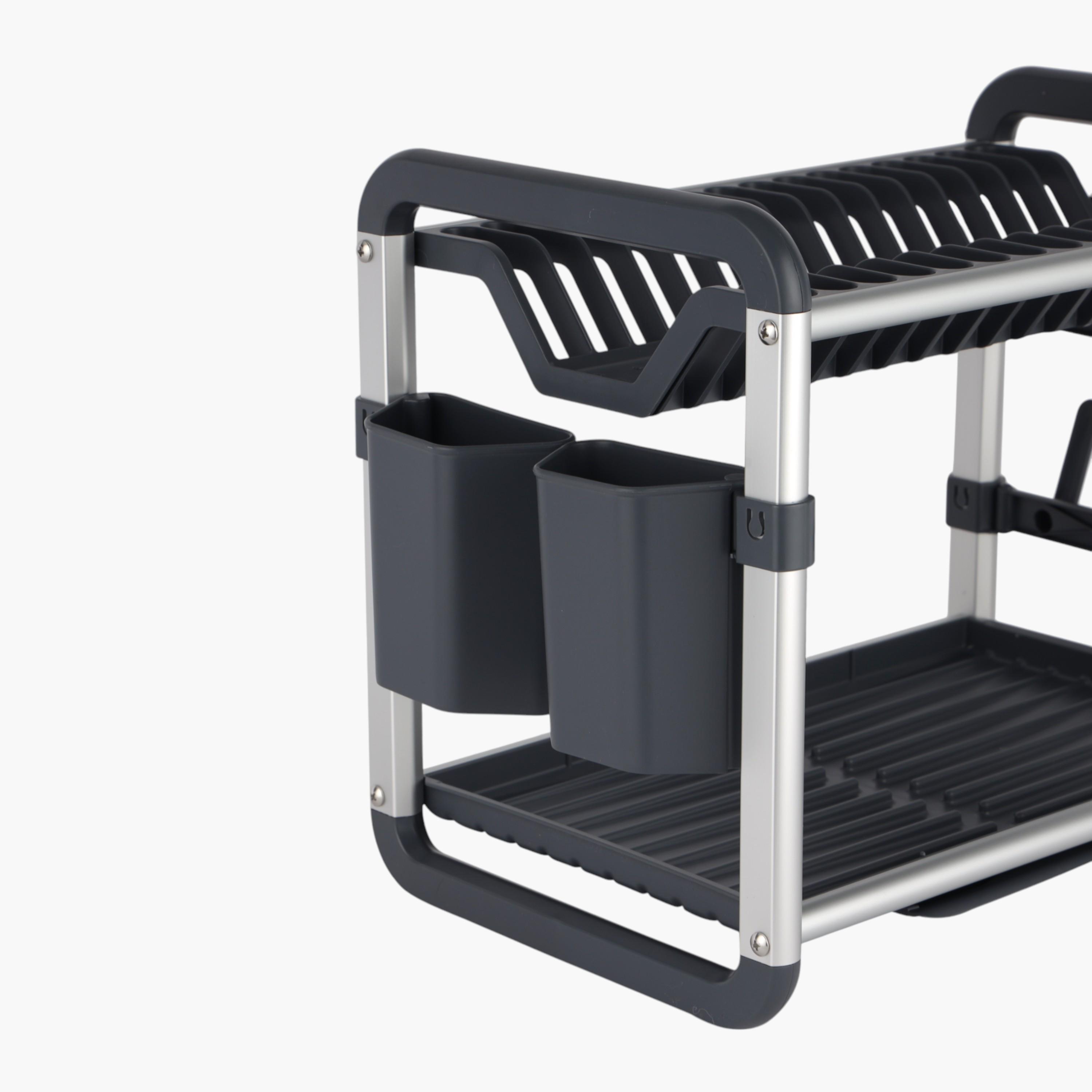 سلة ألمنيوم طابقين لتجفيف الأطباق من رويال فورد-household-kitchen-dishwashingandaccessories-dishracks-image-5