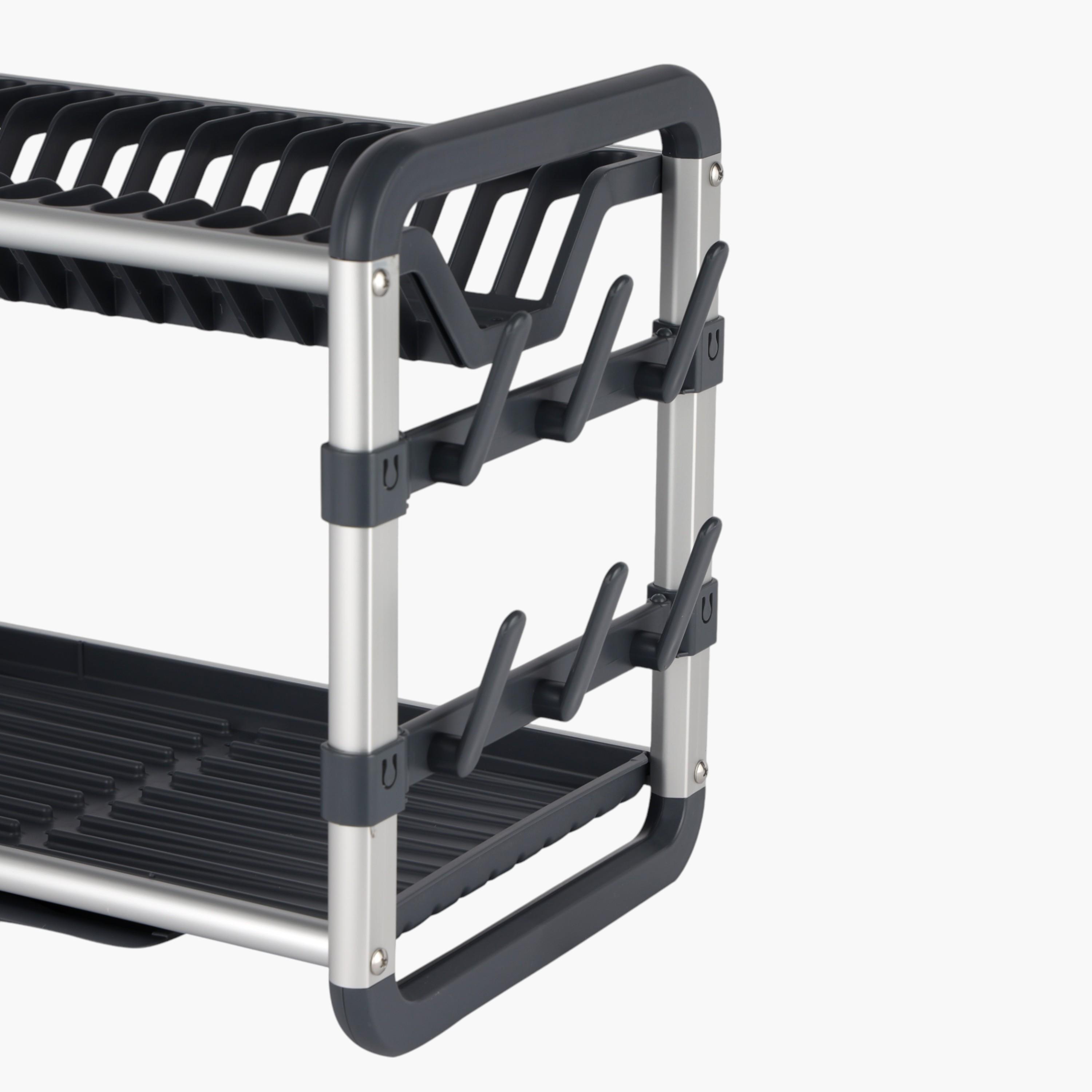 سلة ألمنيوم طابقين لتجفيف الأطباق من رويال فورد-household-kitchen-dishwashingandaccessories-dishracks-image-6