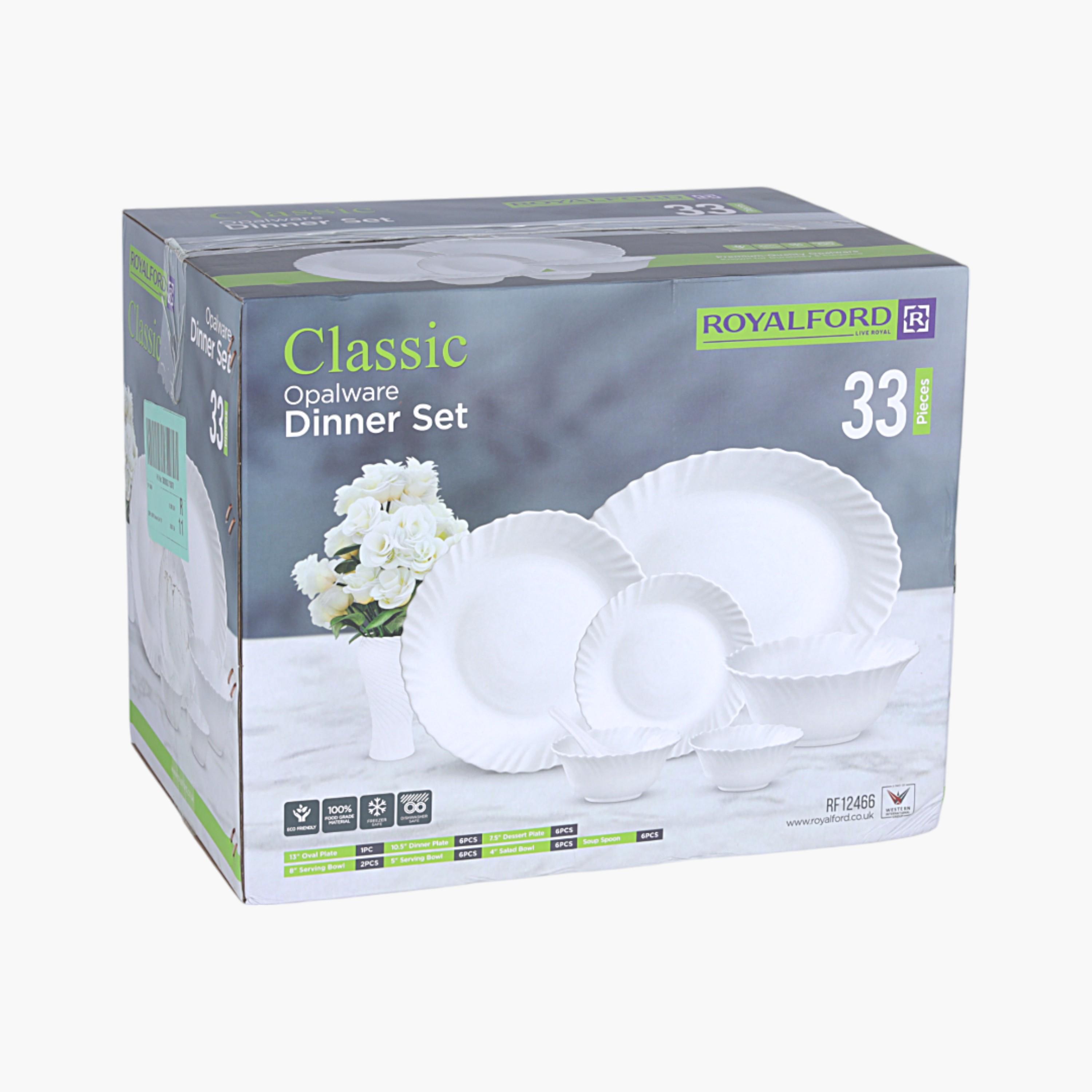 Royalford 33-Piece Classic Opalware Dinner Set-household-dining-dinnerware-dinnersets-image-2