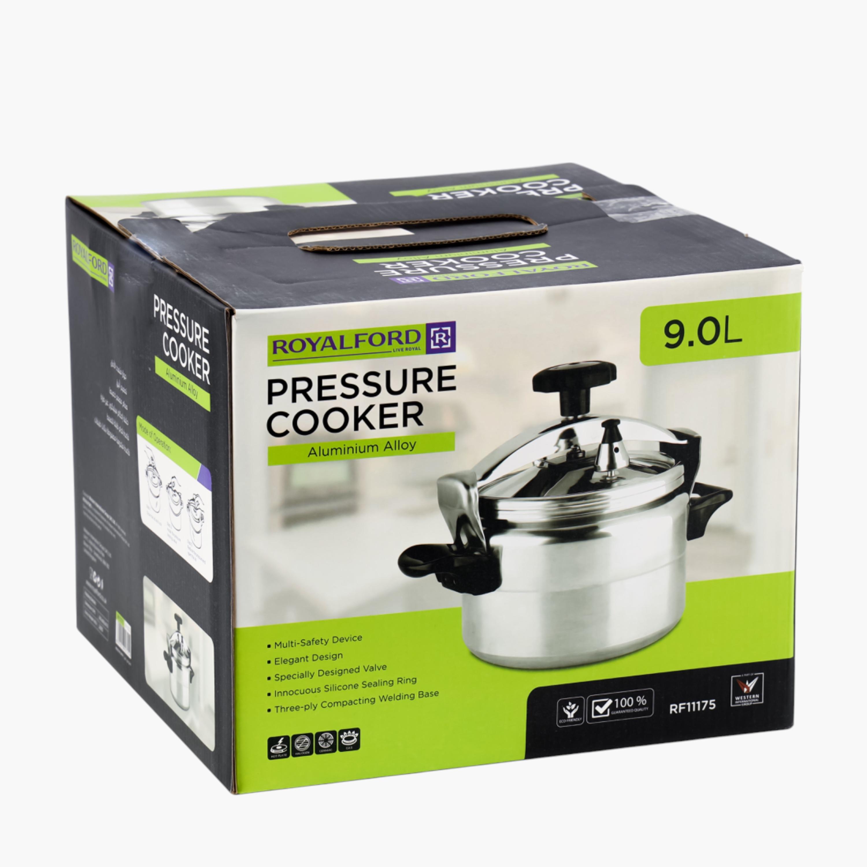 Aluminium Pressure Cooker - 9 L-household-kitchen-cookware-potsandpans-image-6