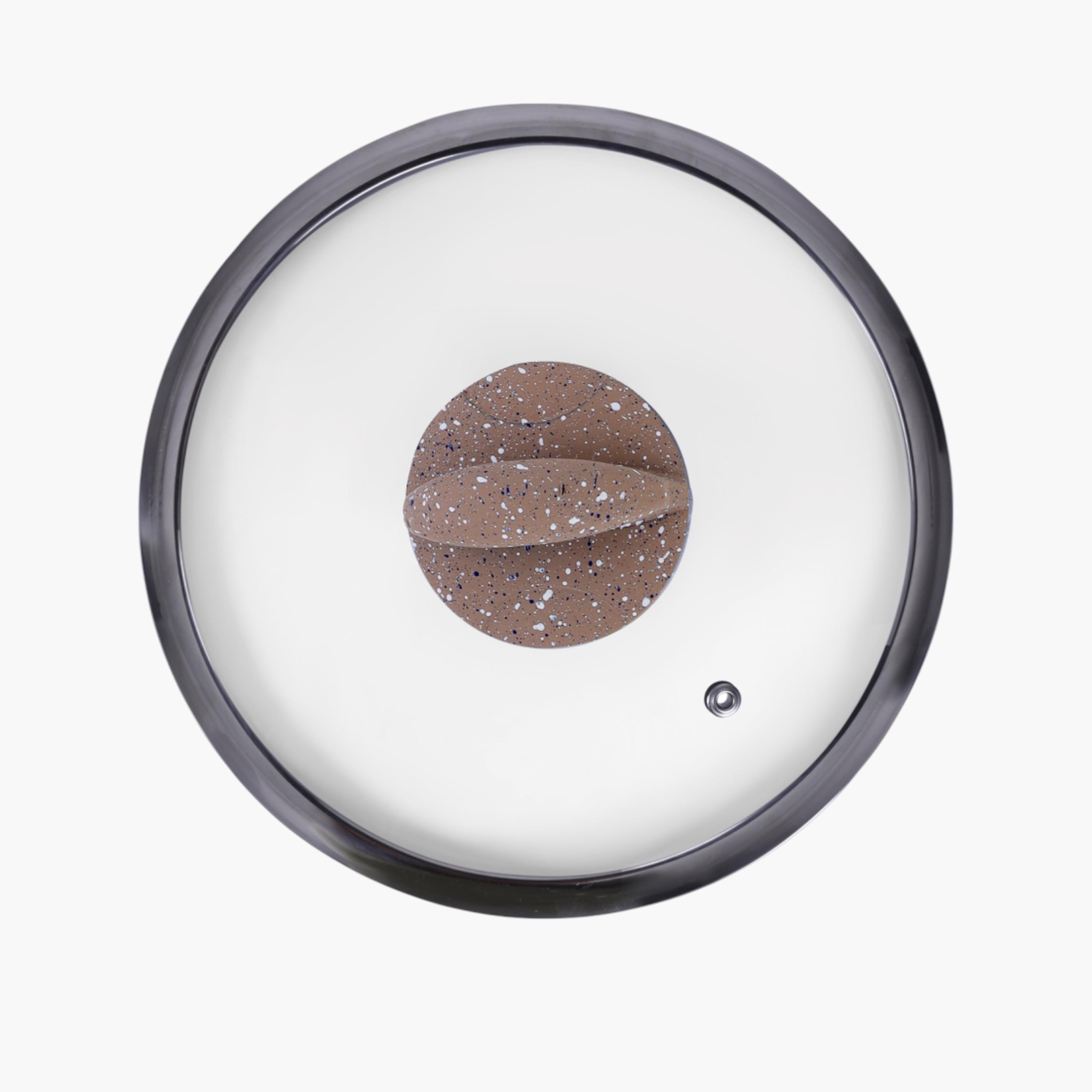 Granite Non-Stick Casserole with Glass Lid - 30 cms-household-kitchen-cookware-potsandpans-image-3