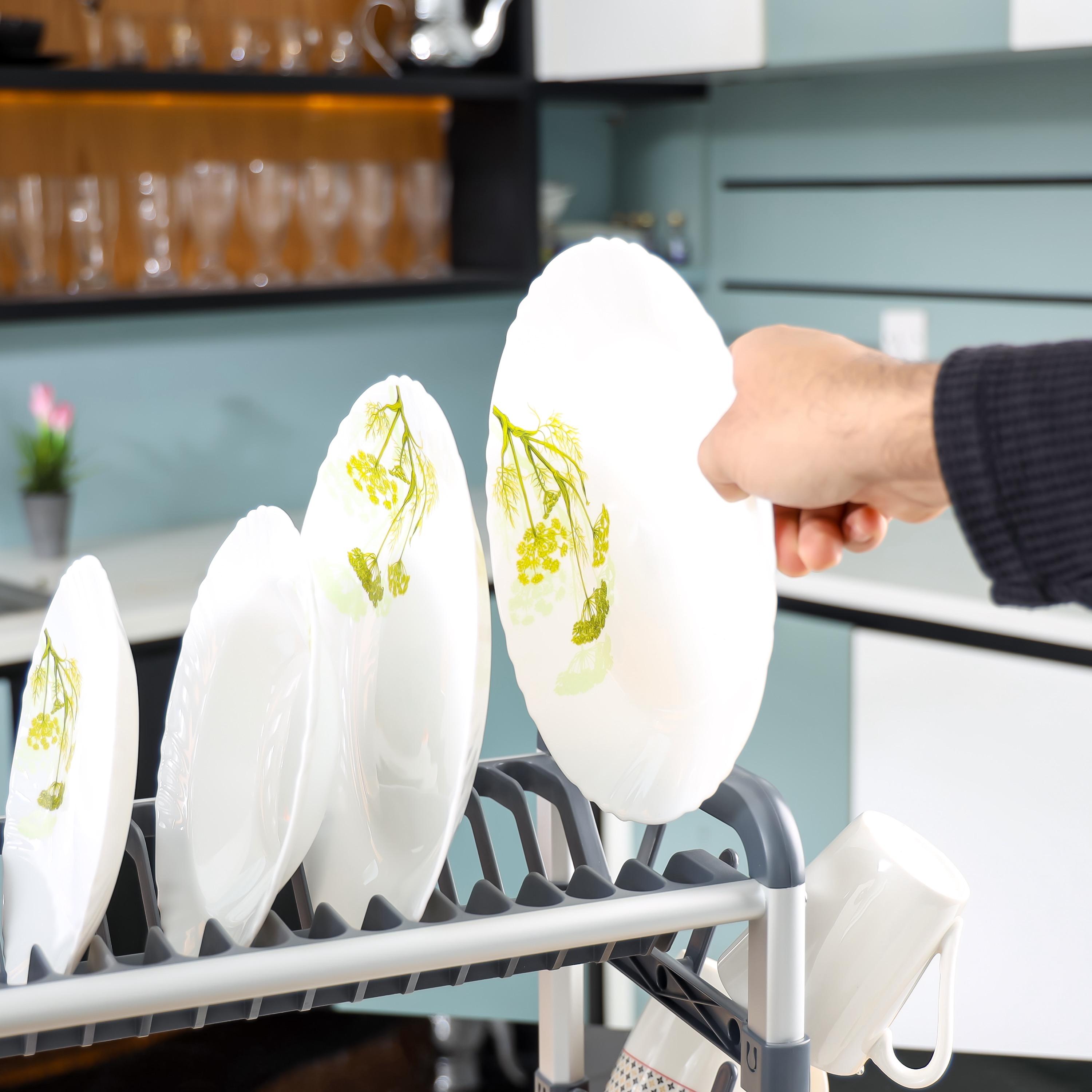 رف تجفيف صحون ألومنيوم بطابقين - رويال فورد-household-kitchen-dishwashingandaccessories-dishracks-image-9