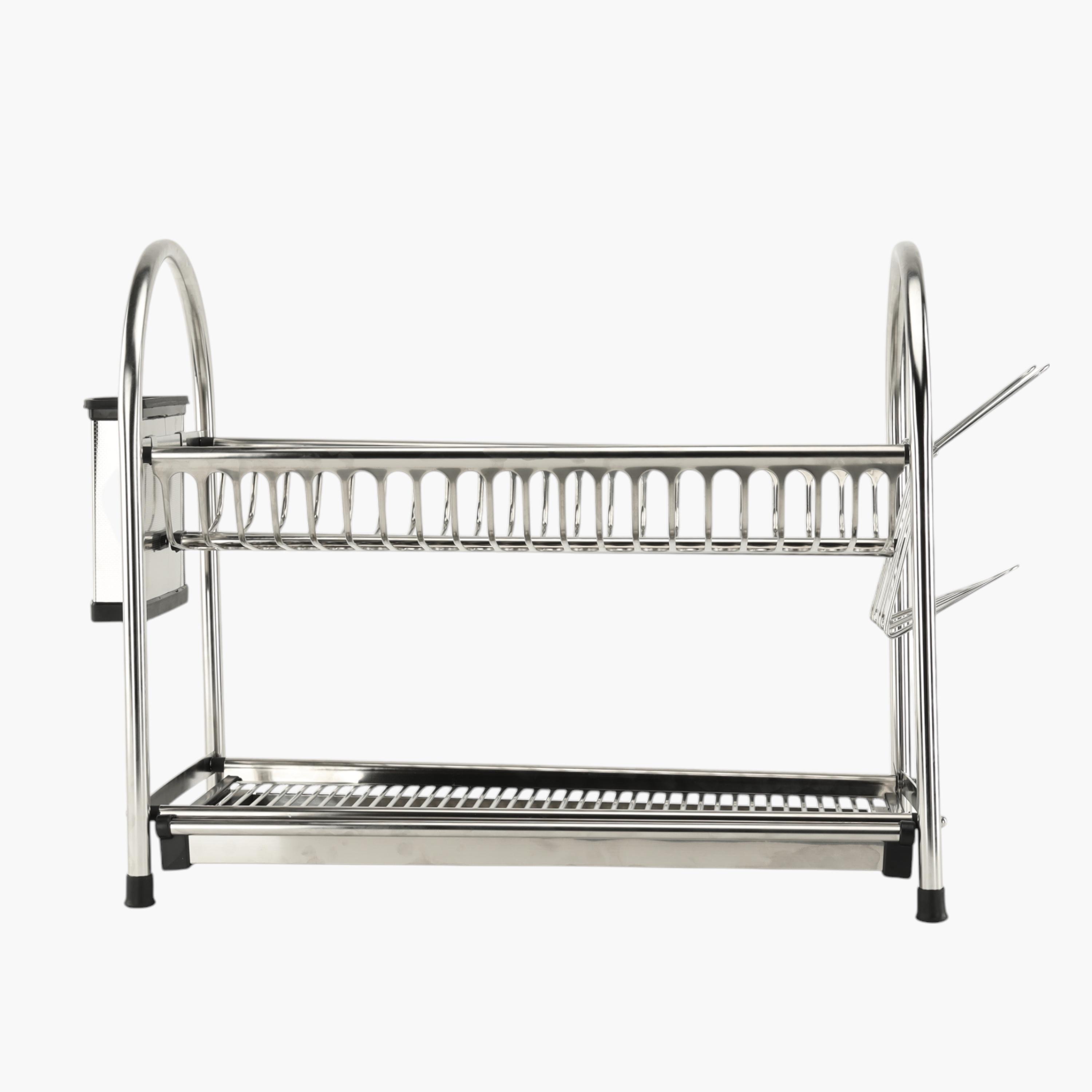 Royalford 2-Layer Stainless Steel Dish Rack-household-kitchen-dishwashingandaccessories-dishracks-image-5