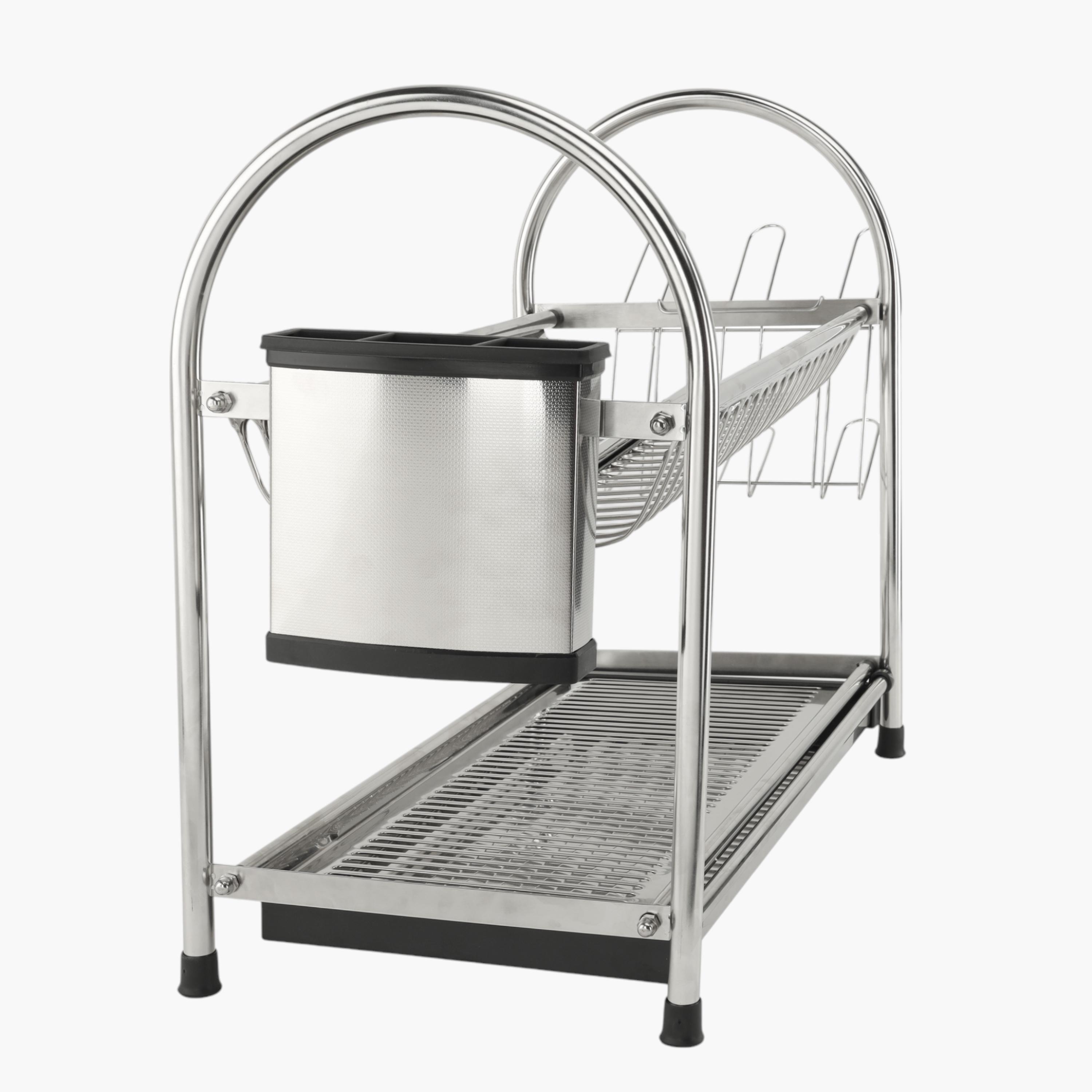 Royalford 2-Layer Stainless Steel Dish Rack-household-kitchen-dishwashingandaccessories-dishracks-image-2