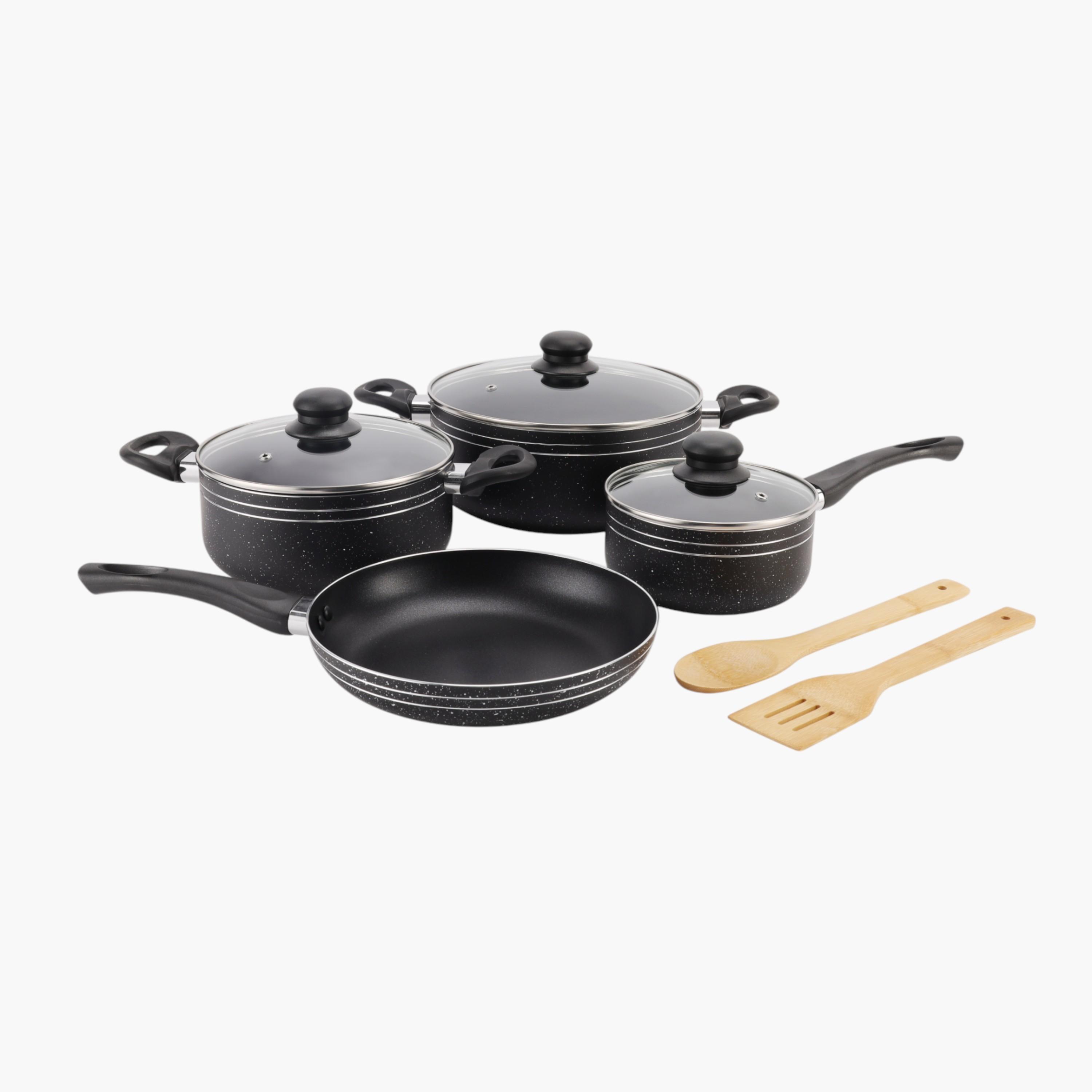 طقم أواني طهي غير لاصقة ألومنيوم 9 قطع ريتز من رويال فورد-household-kitchen-cookware-cookwareandsets-image-1