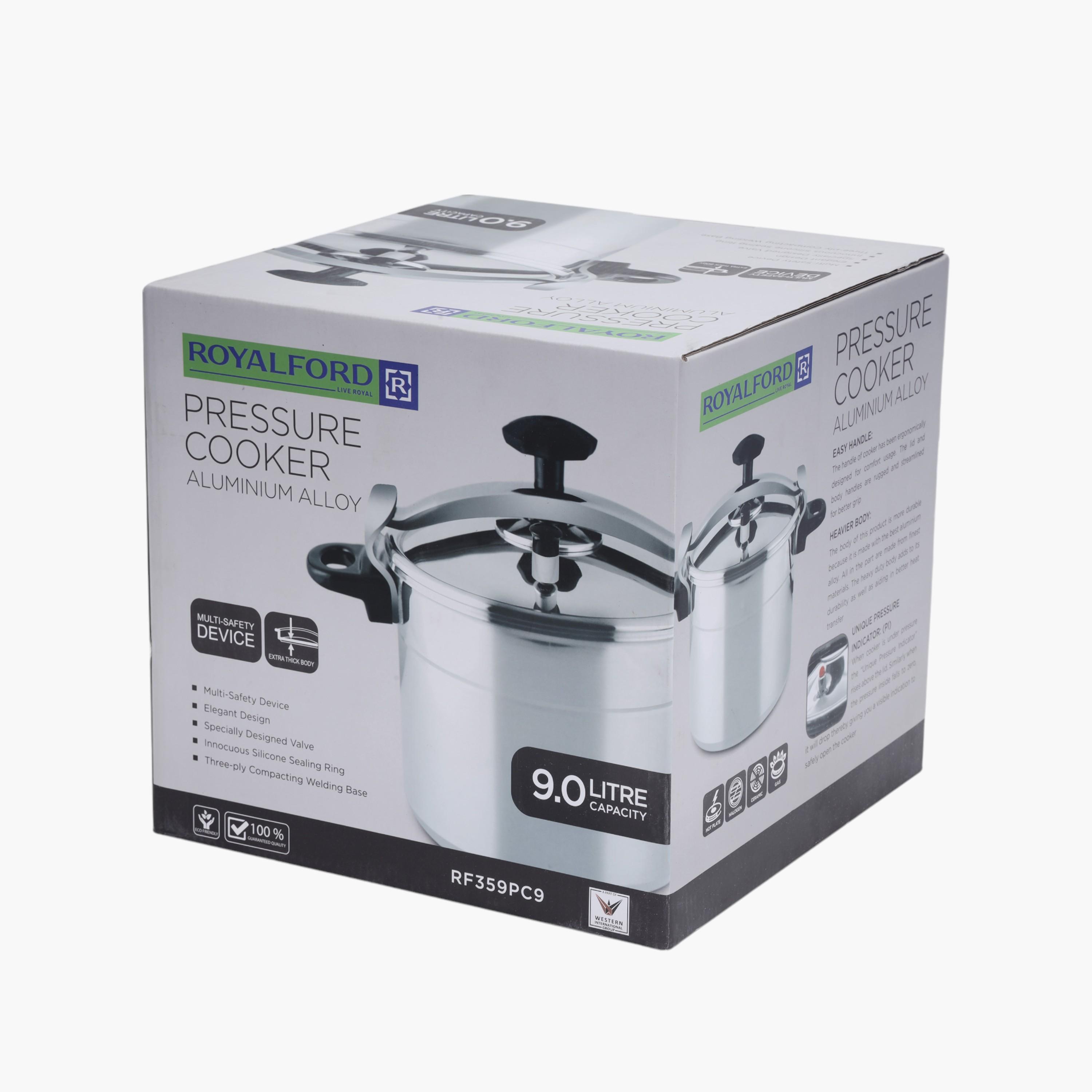 قدر ضغط ألومنيوم من رويال فورد - 9 لتر-household-kitchen-cookware-potsandpans-image-10