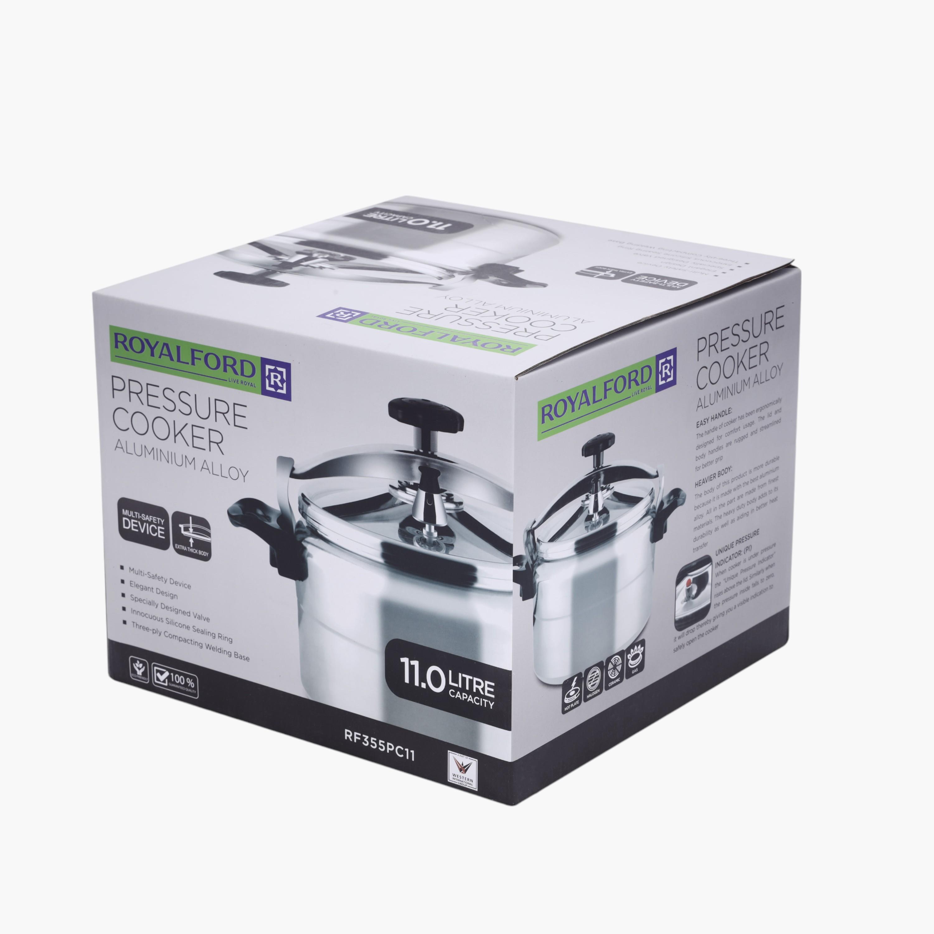 Aluminium Pressure Cooker - 11 L-household-kitchen-cookware-potsandpans-image-4